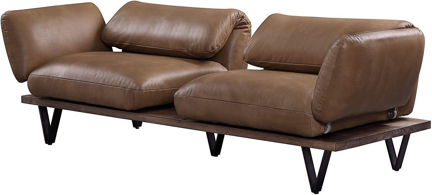 ACME Narech Sofa, Nutmeg Top Grain Leather 55065