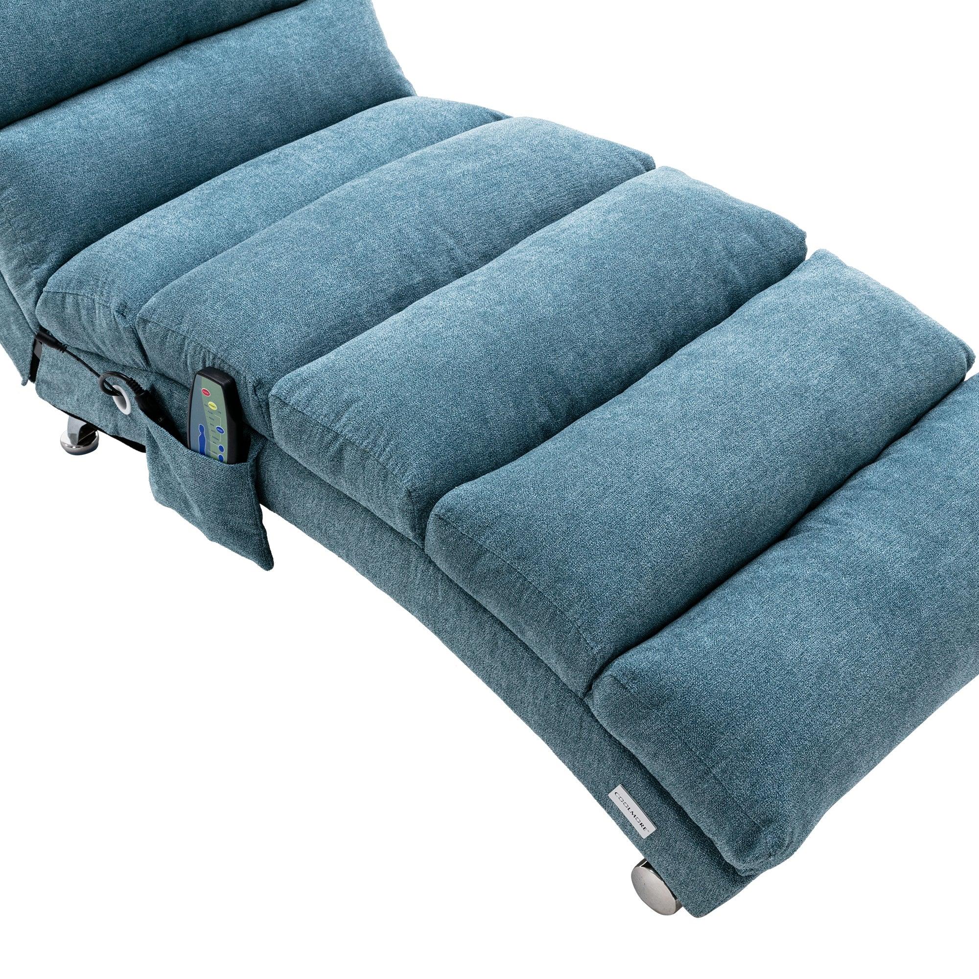 Linen Chaise Lounge Indoor Chair,Modern Long Lounger for Office or Living Room