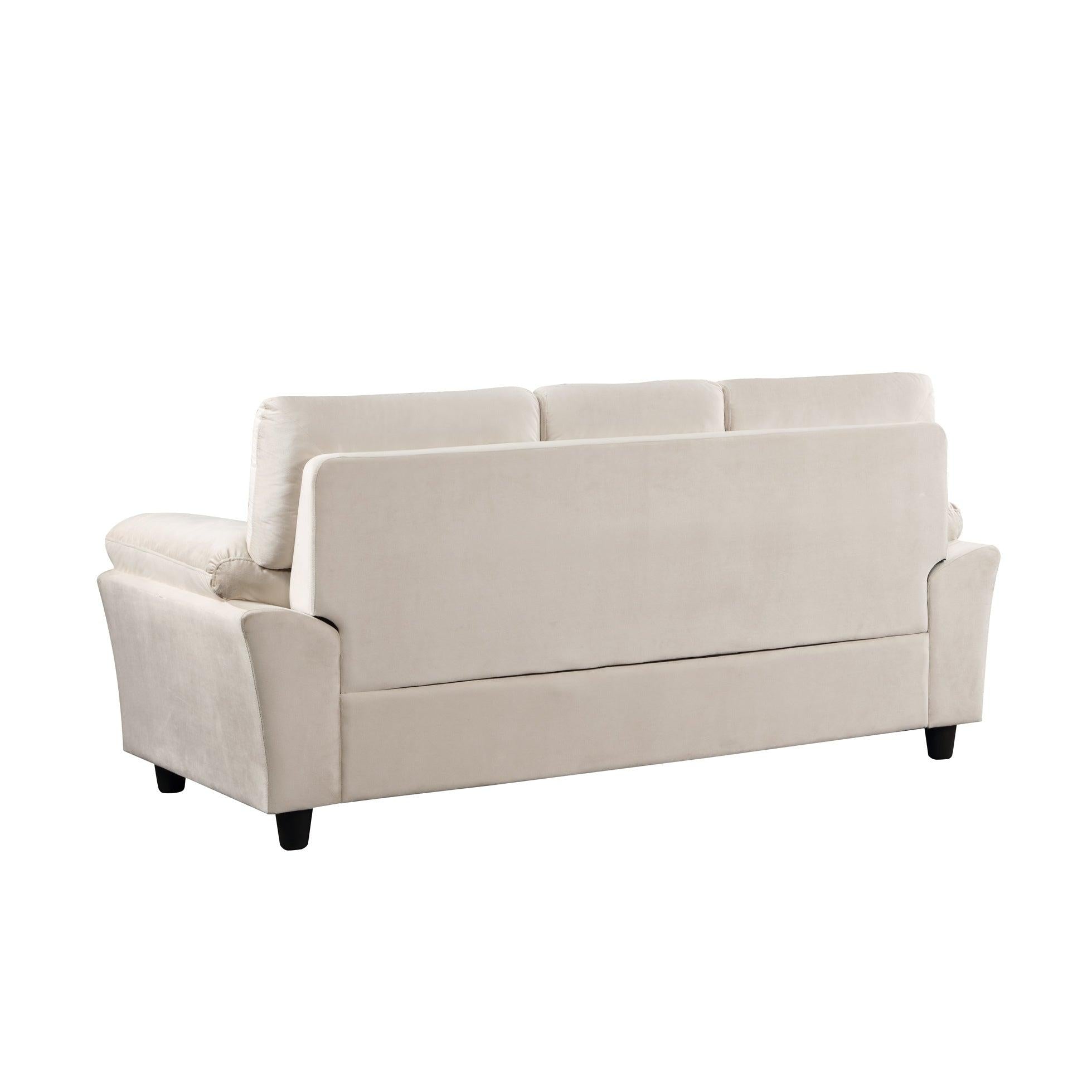 83.26" 3 Seater Cloud couch sofa  for Living Room, Bedroom, Office Velvet Beige