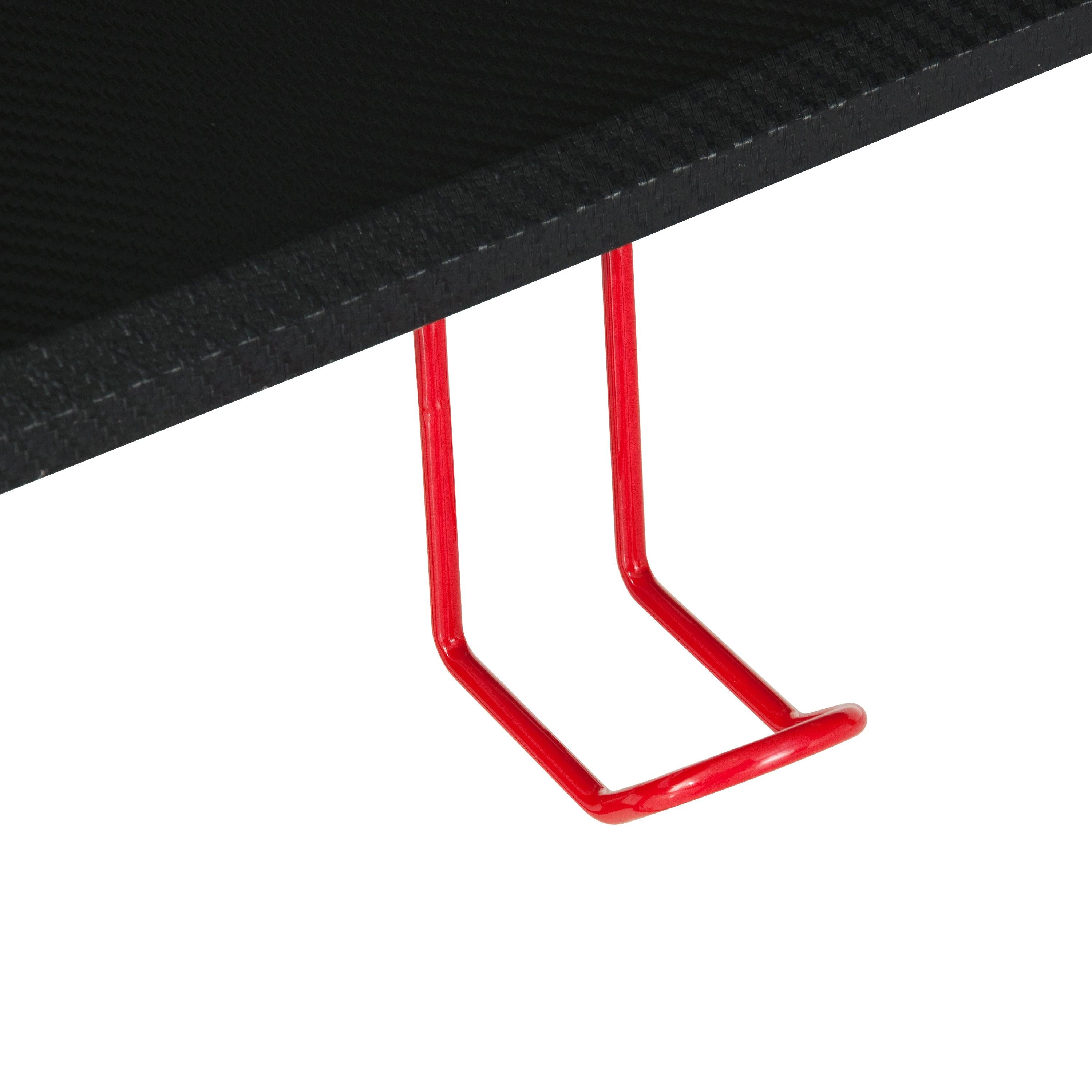 Techni Sport Red Stryker Gaming Desk, Red