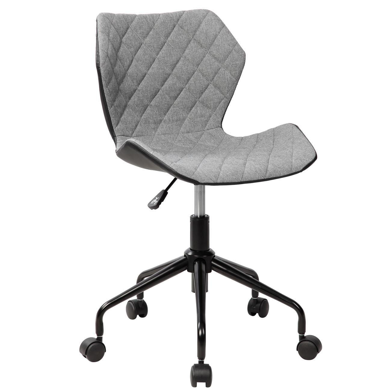 Techni Mobili DeluxeModern Office Armless Task Chair, Grey