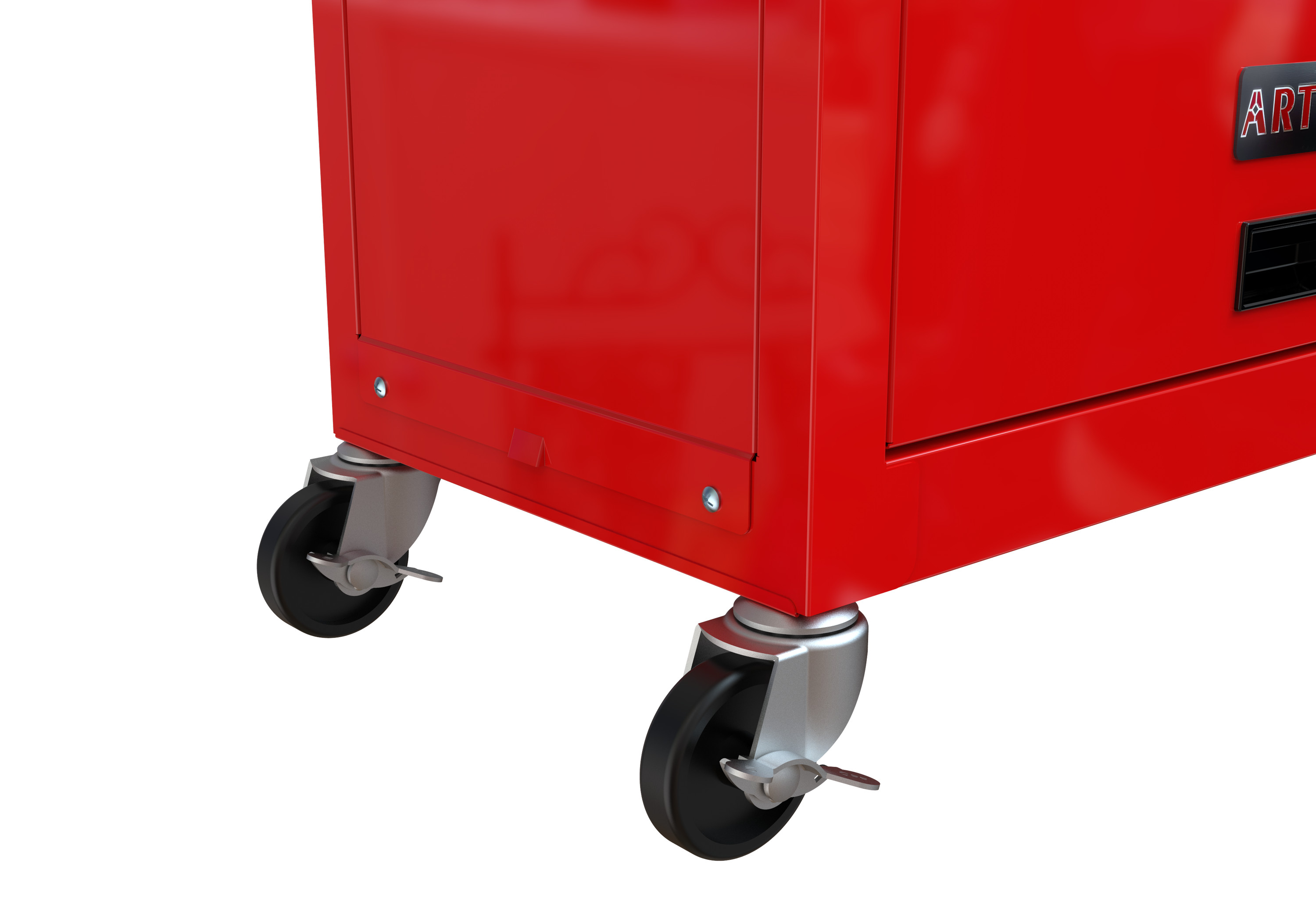 High Capacity Rolling Tool Chest with Wheels and Drawers, 8-Drawer ToolStorage Cabinet--RED