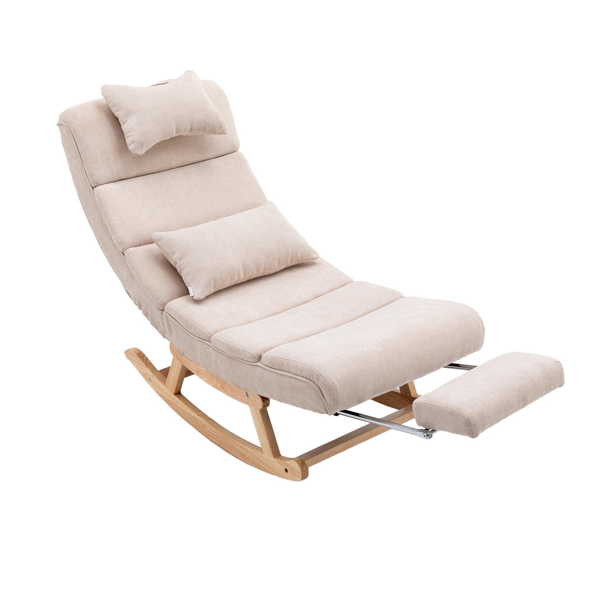 living  room Comfortable  rocking chair  living room chair Beige