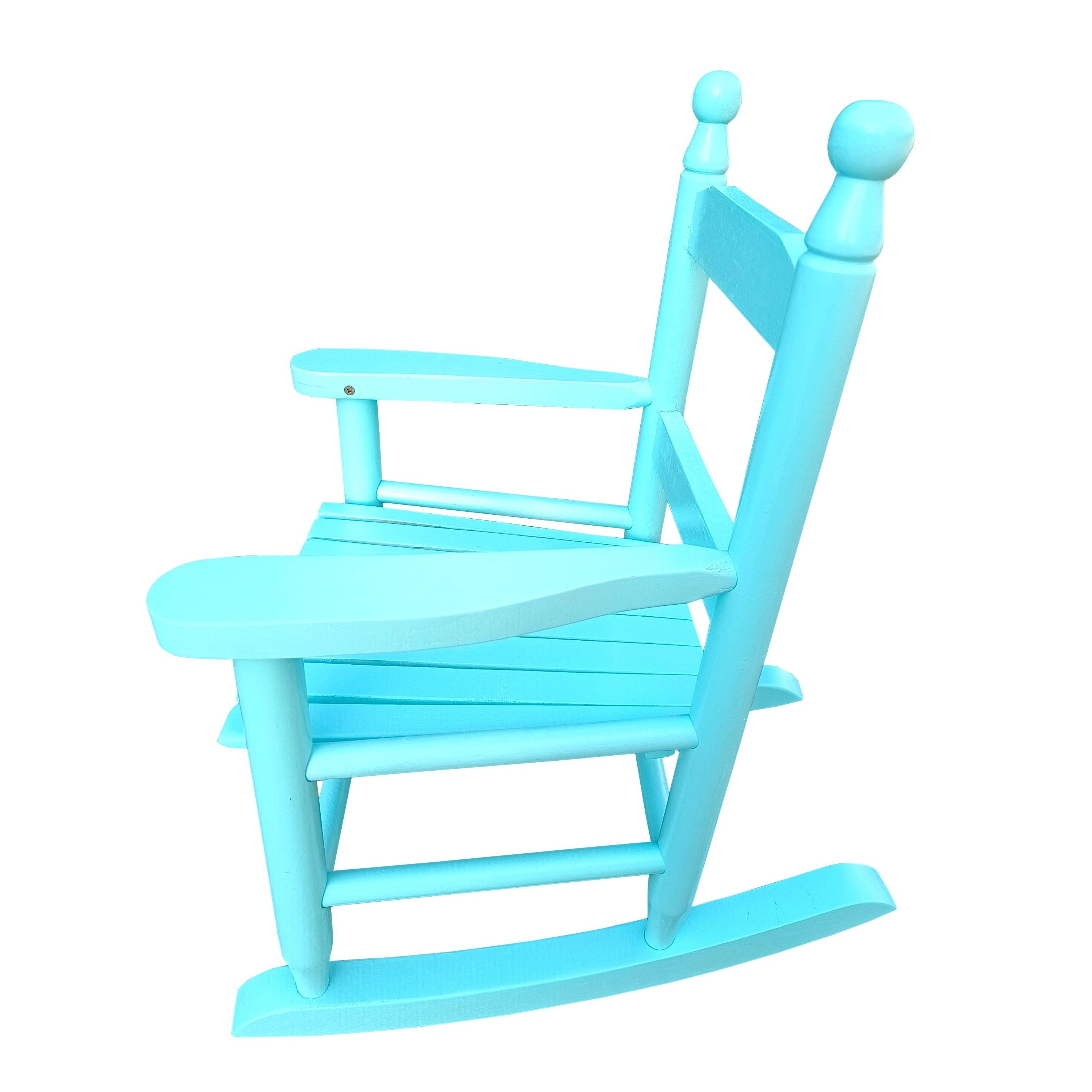 Children's rocking light Light Blue chair- Indoor or Outdoor -Suitable for kids-Durable