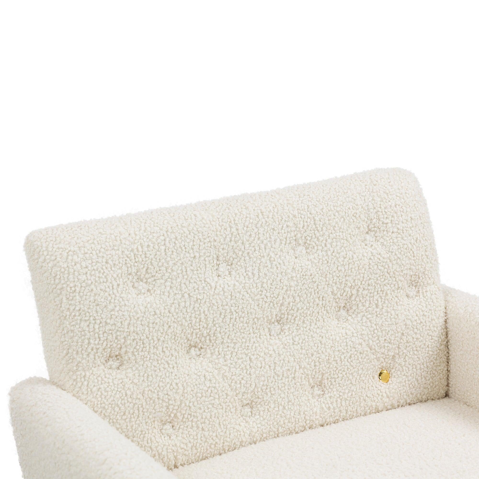 Accent  Chair  ,leisure single sofa  with Rose Golden  feet