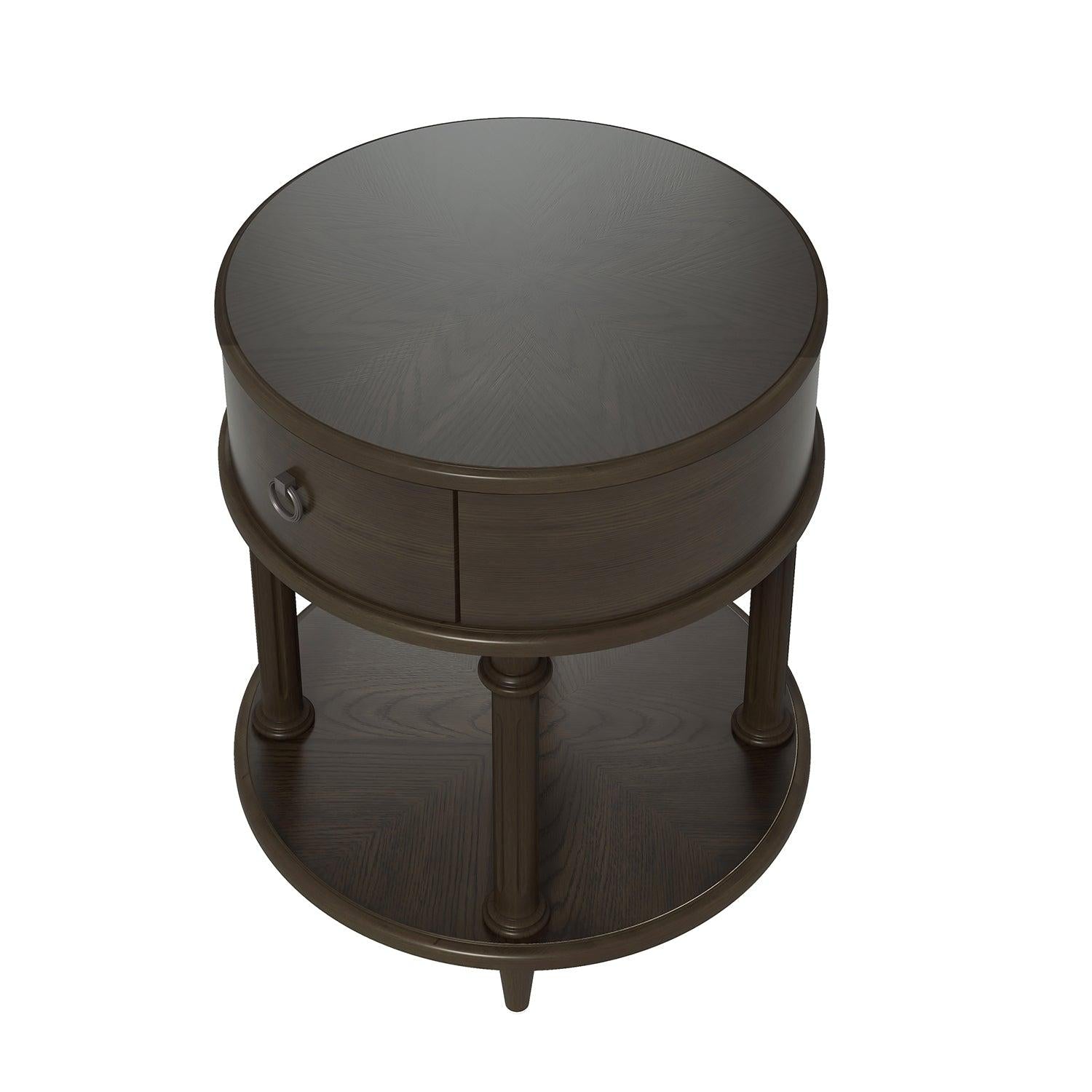 Hymettus 26'' Tall End Table withStorage