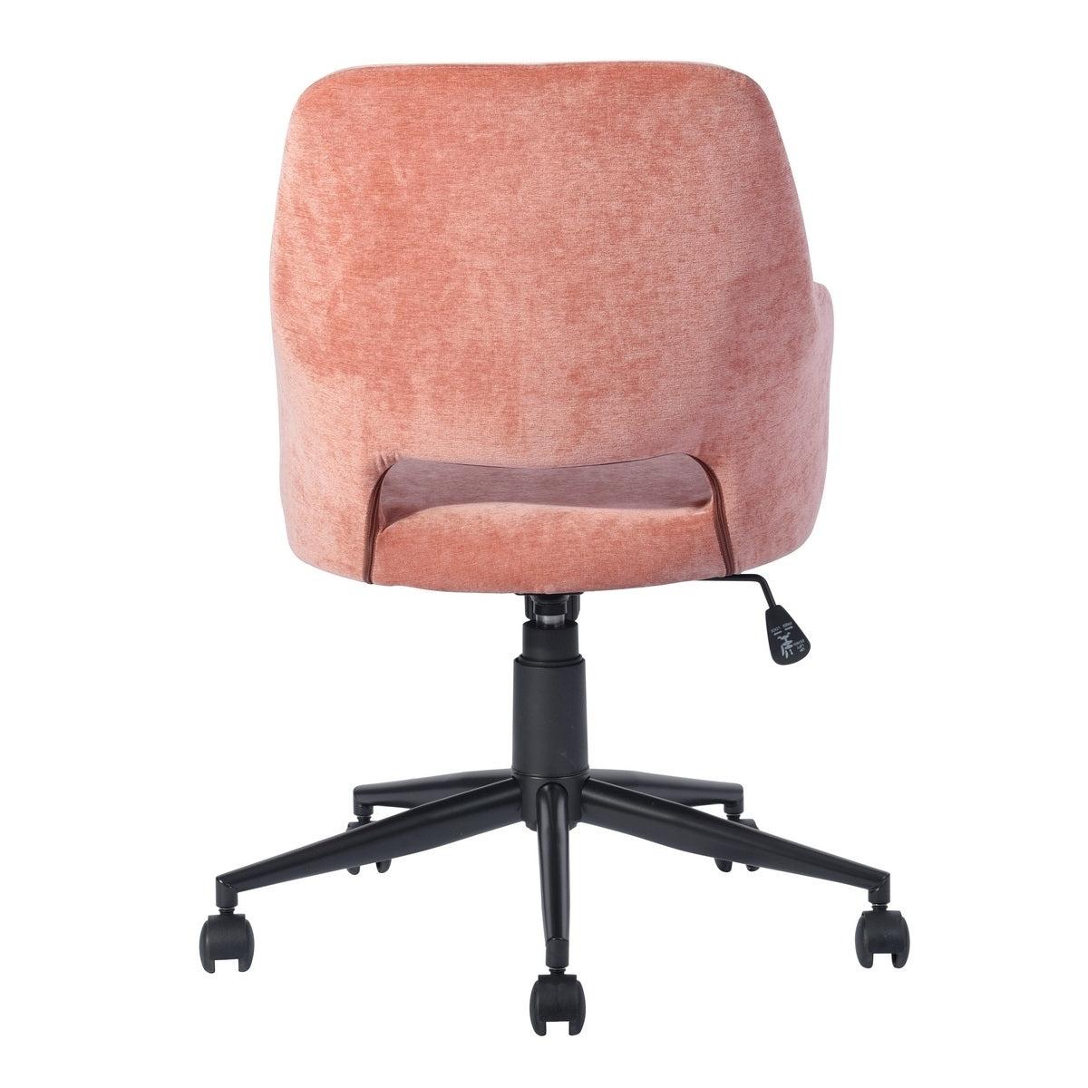 Upholstered Task Chair/ Home Office Chair- coral