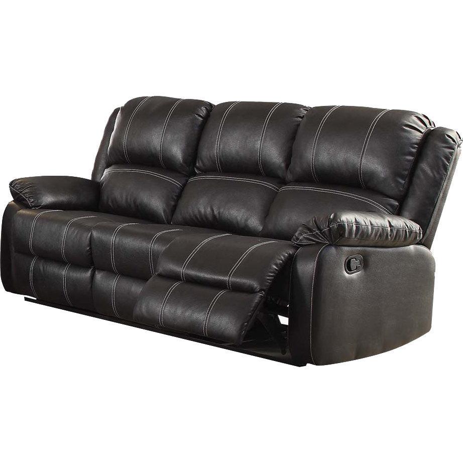 ACME Zuriel Sofa (Motion) in Black PU 52285