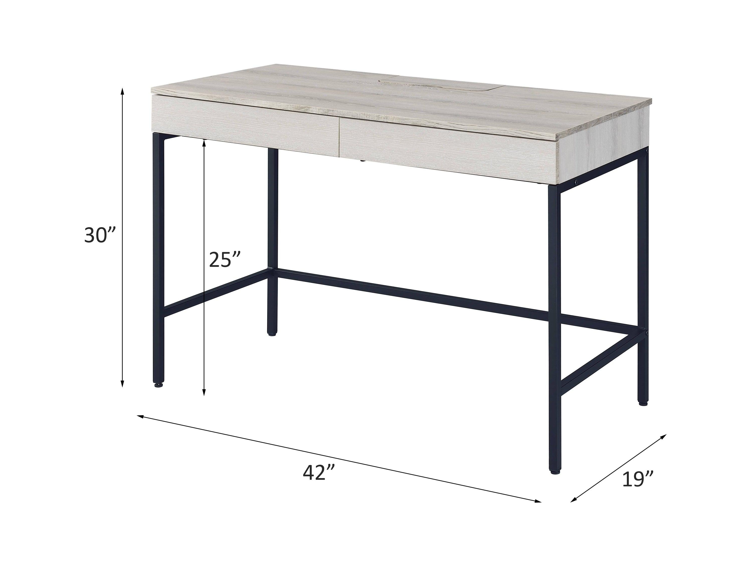 ACME Wendral Desk, Natural & Black 92670