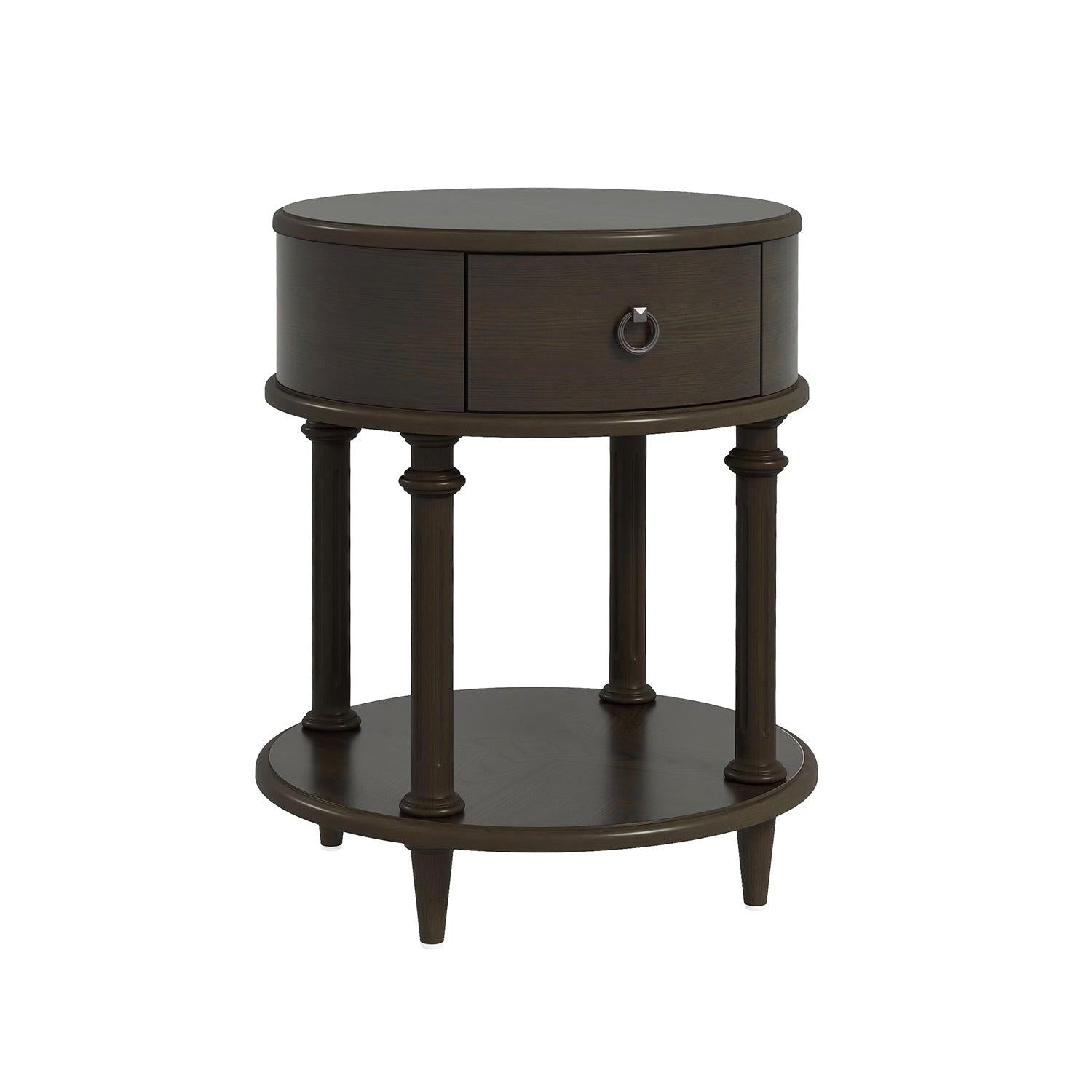 Hymettus 26'' Tall End Table withStorage