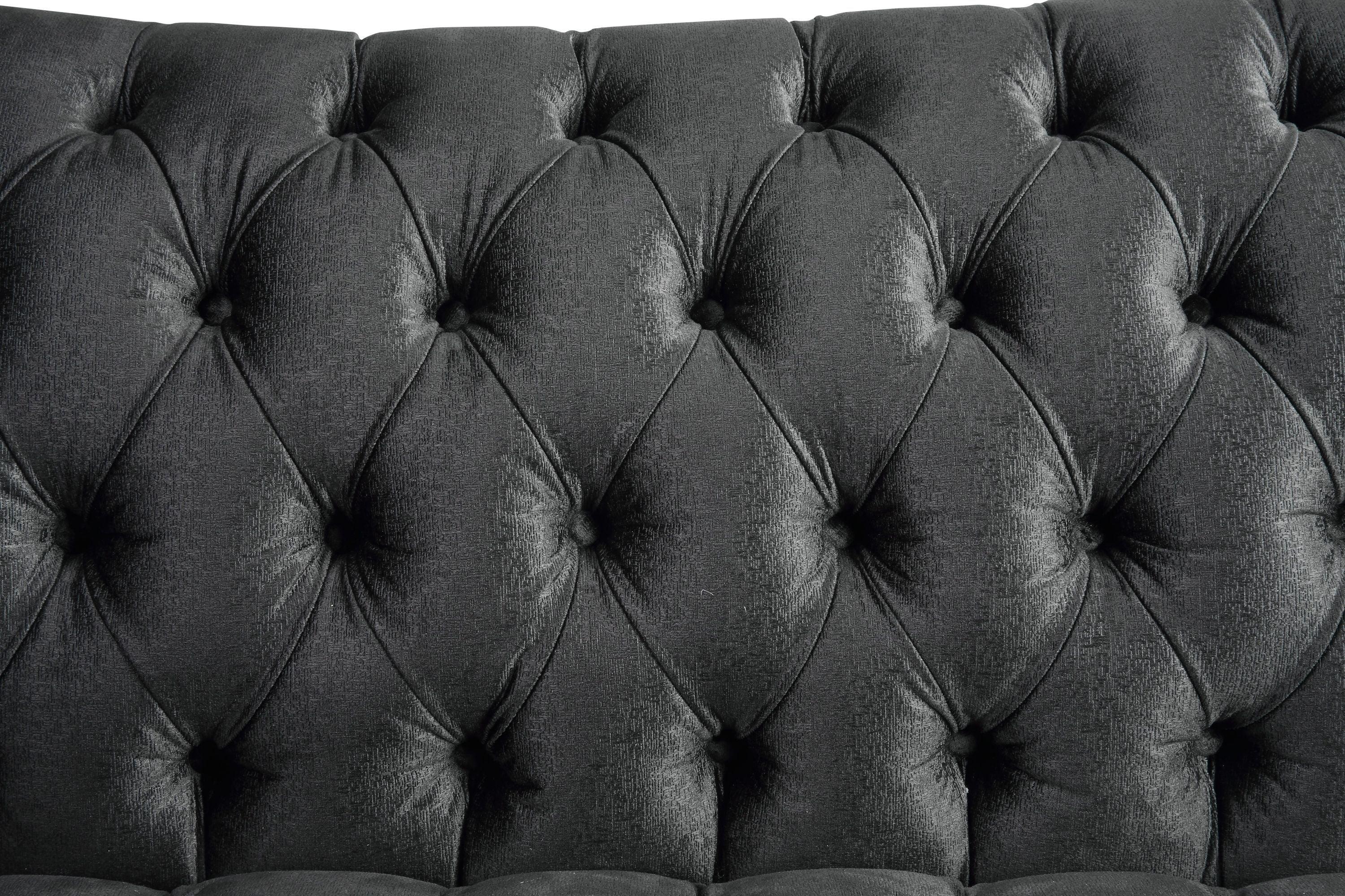 ACME Gaura Sofa w/4 Pillows in Dark Gray Velvet 53090