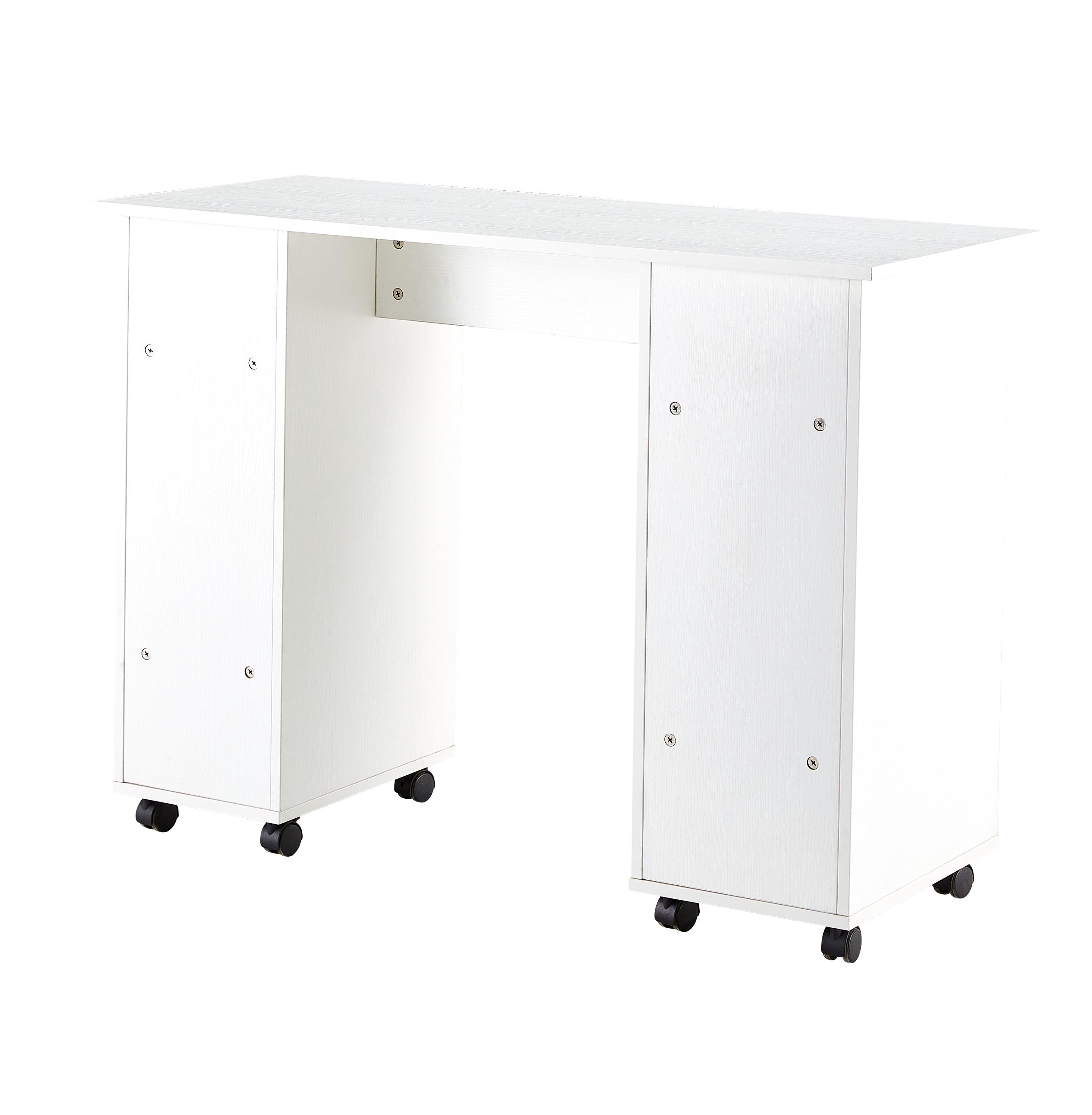 Home Office Computer Desk Table with Drawers White 41.73‘’L 17.72''W 31.5''H