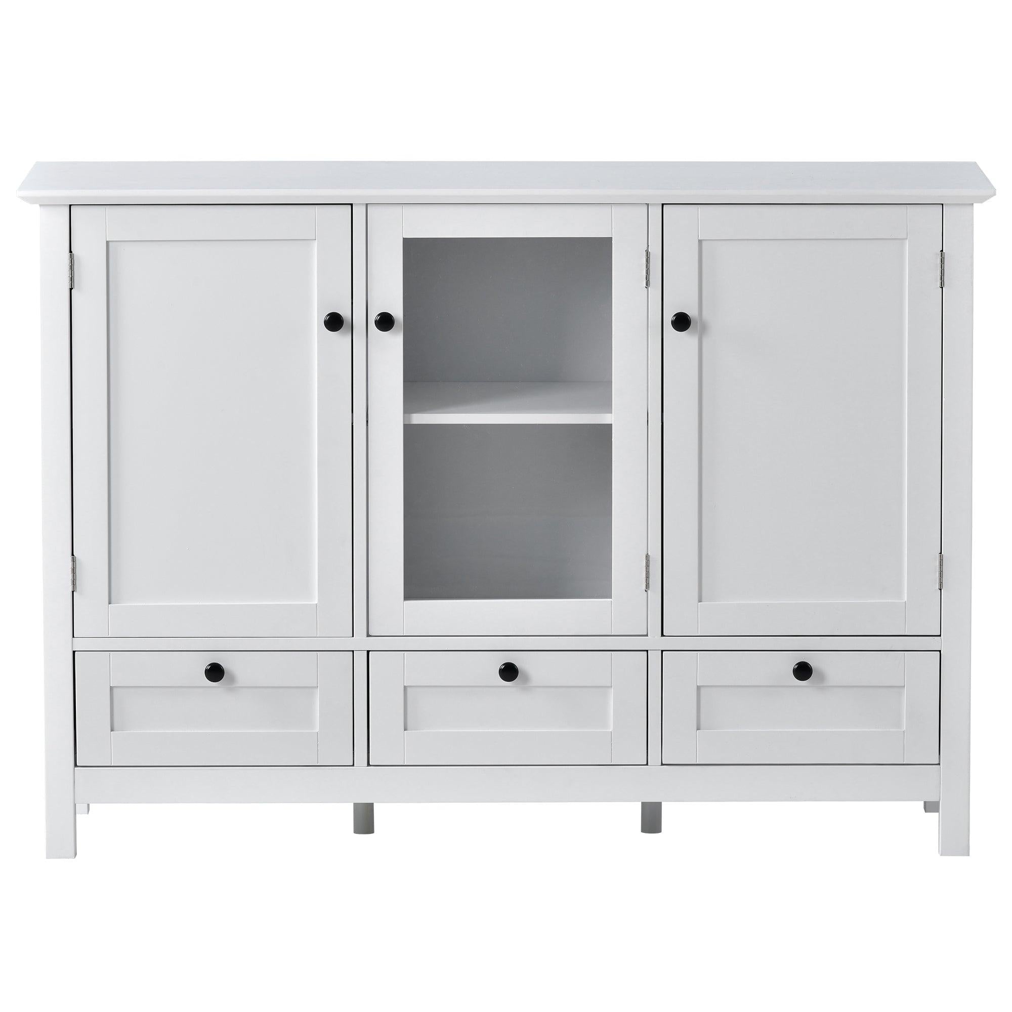 44.9'' Accent CabinetModern Console Table Sideboard for Living Room Dining Room With 2 Doors, 3 Drawers