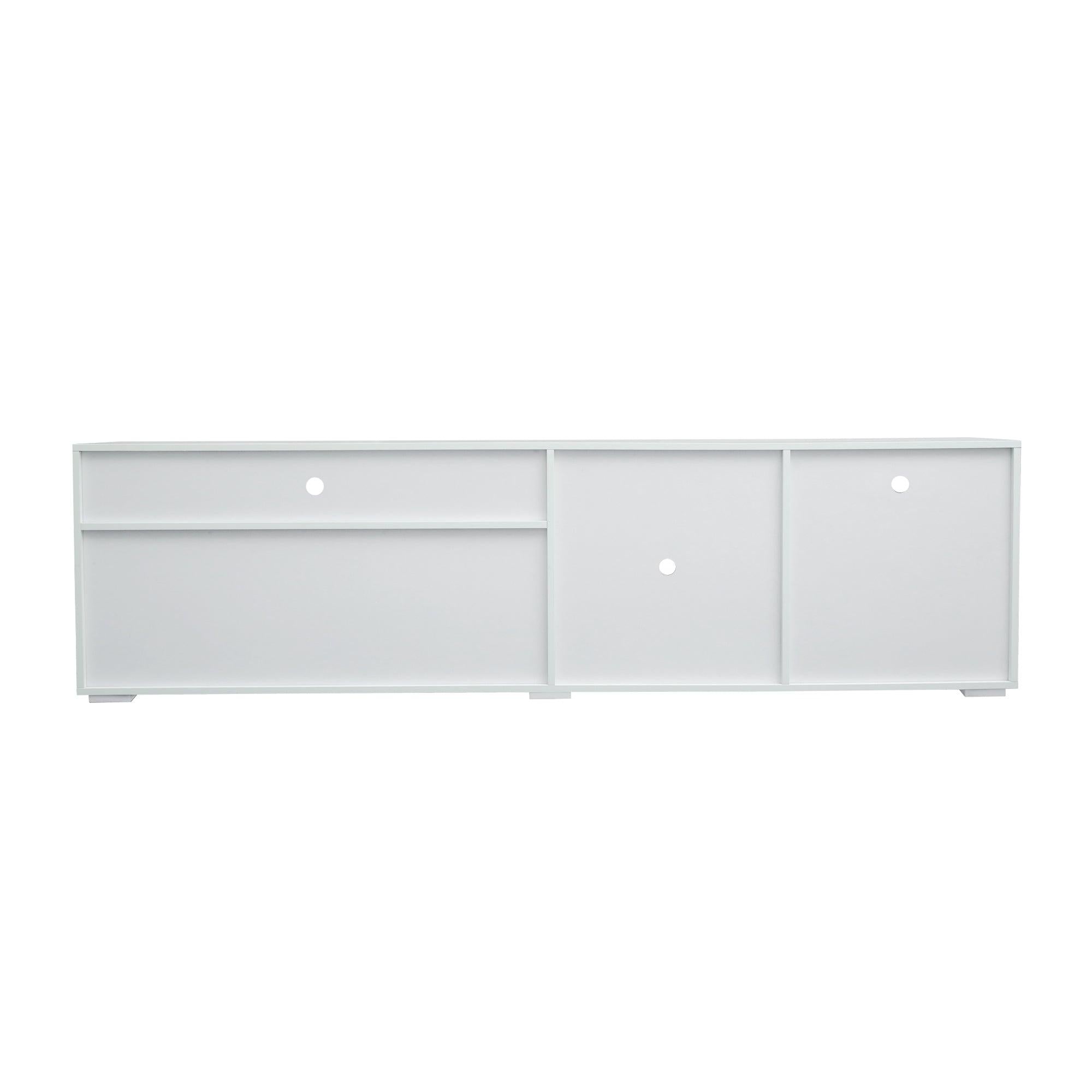 TV Stand High Gloss DoorsModern TV Stand LED(White/Black)