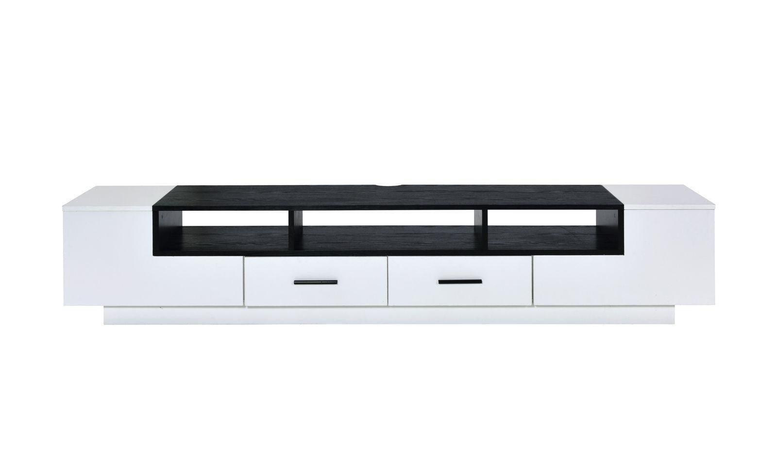 ACME Armour TV Stand, White & Black 91275