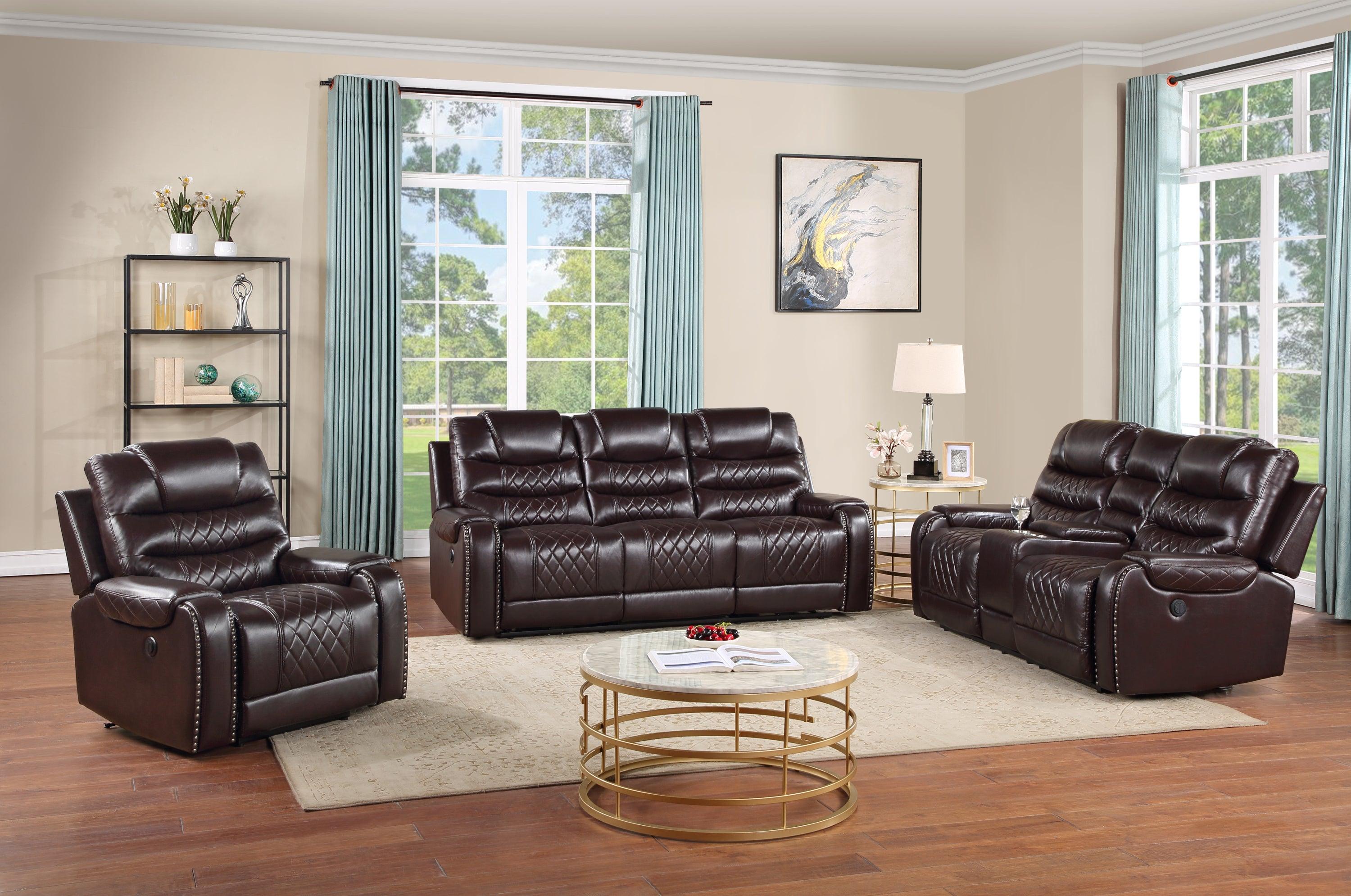 Tennessee Power Reclining Sofa in Espresso