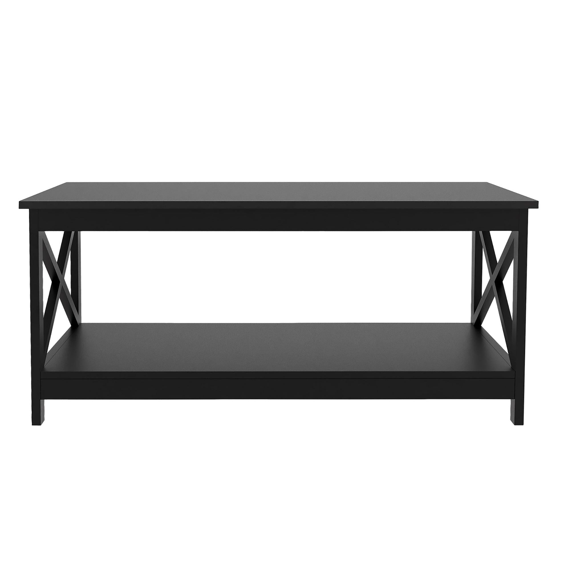 Coffee Table Oxford End Table-Black Color