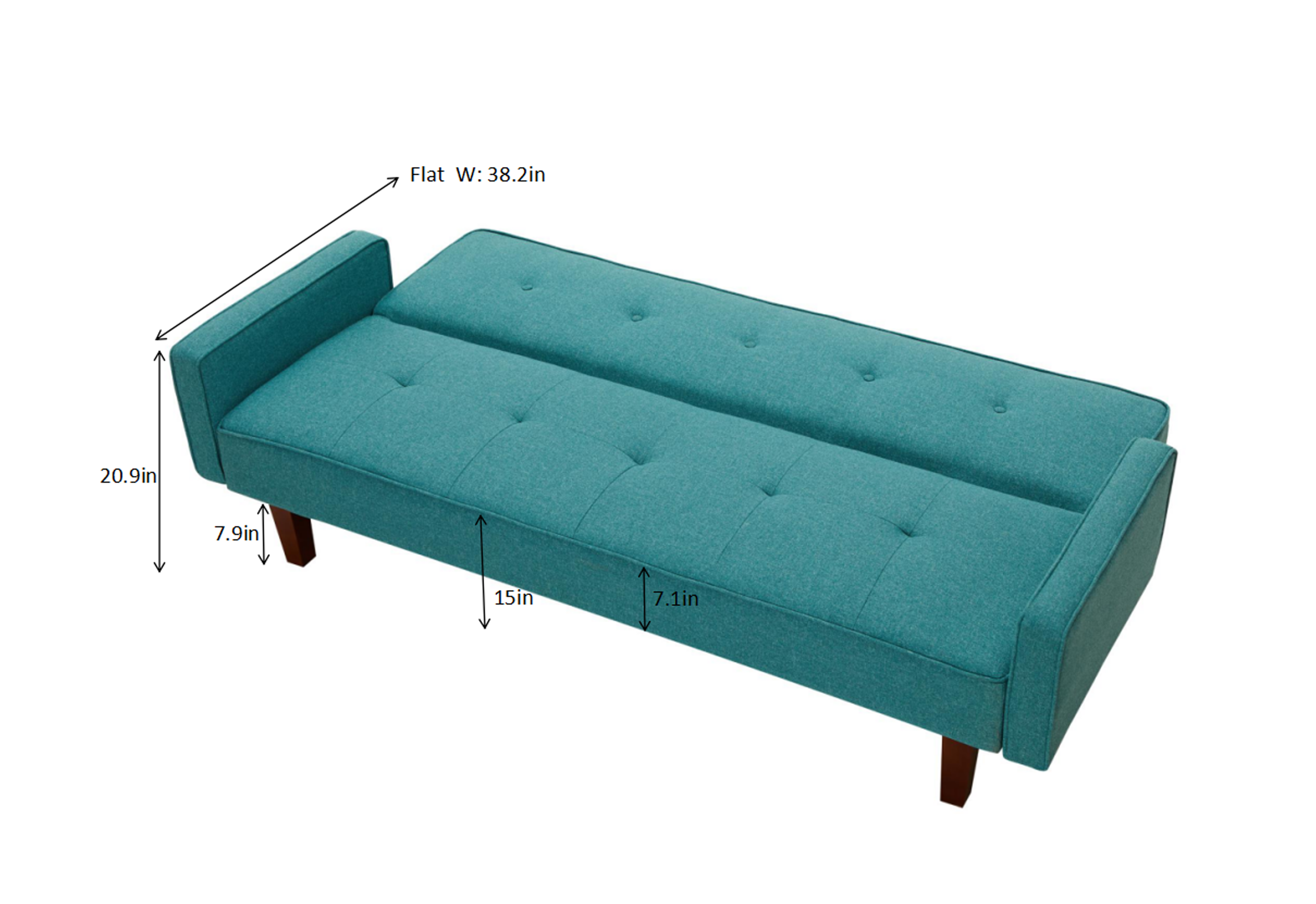 Green Sofa Bed