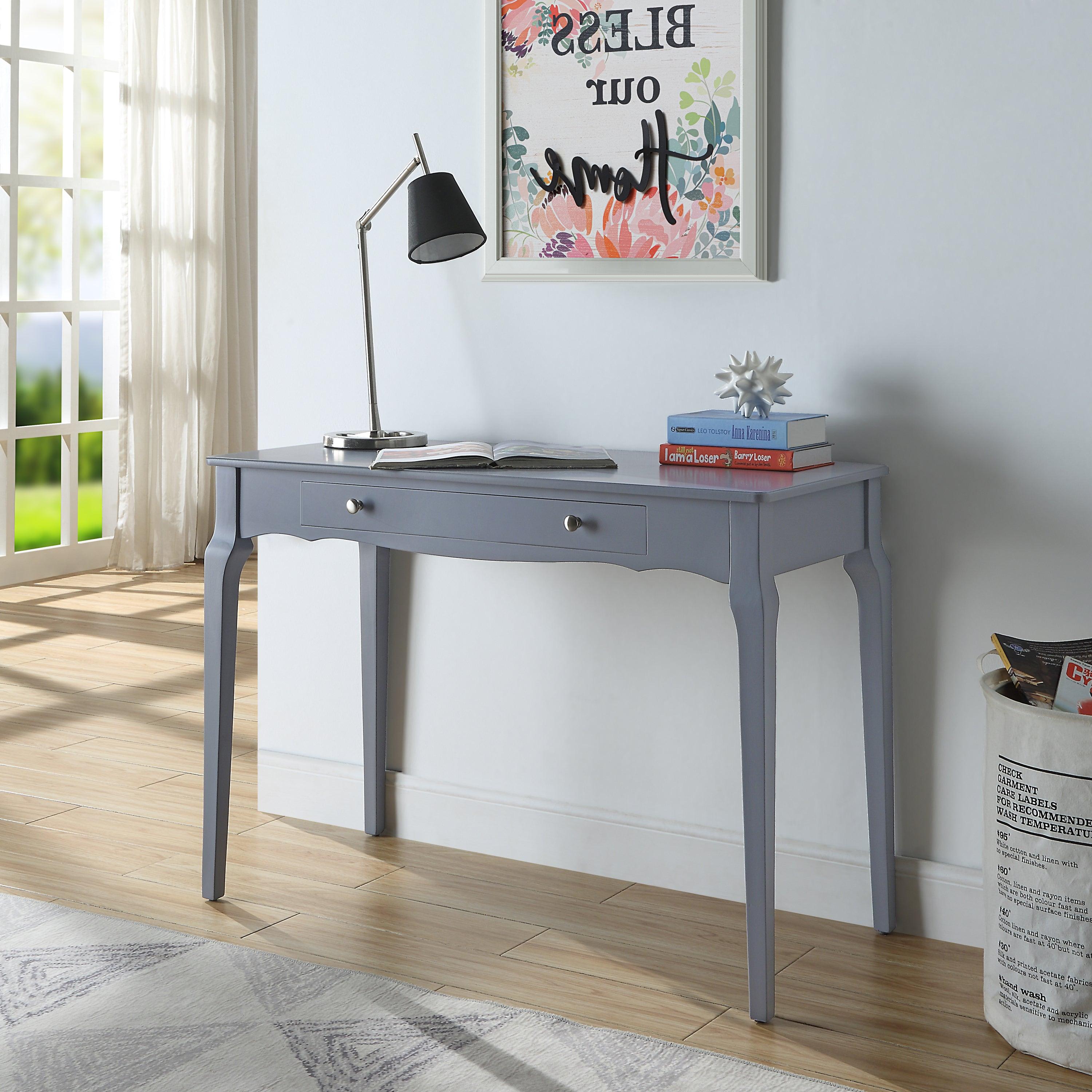 ACME Alsen Writing Desk, Gray Finish 93019 image