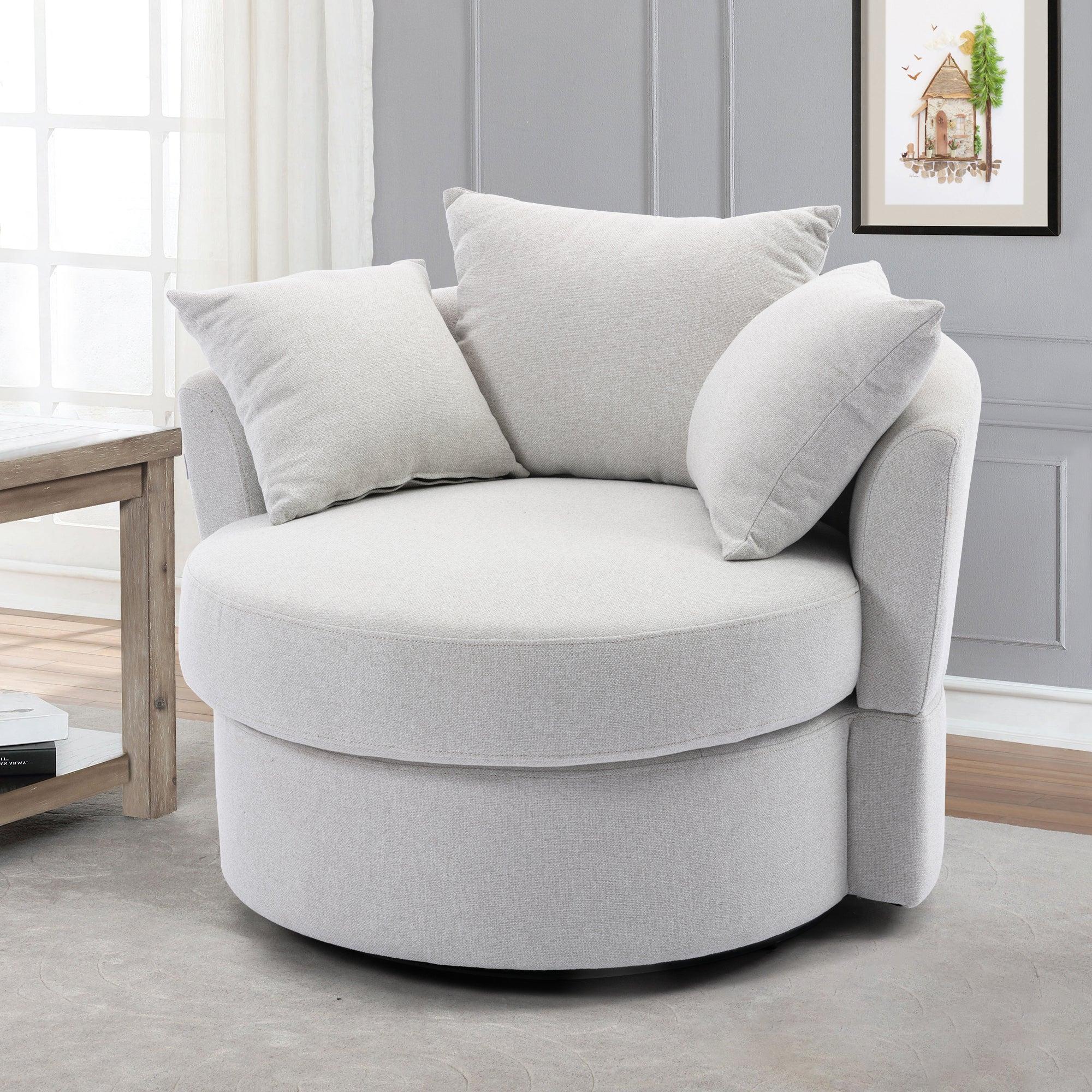 Modern  Akili swivel accent chair  barrel chair  for hotel living room /Modern  leisure chair