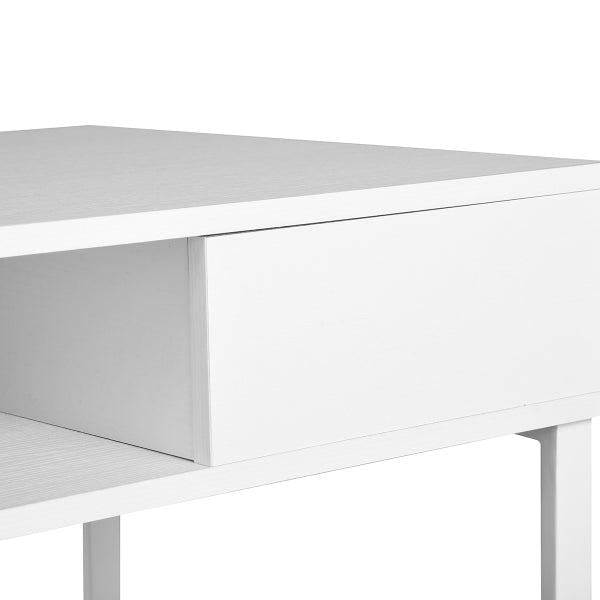 43.3" Rectangular Computer Desk / Writing Desk with OpenStorage, White