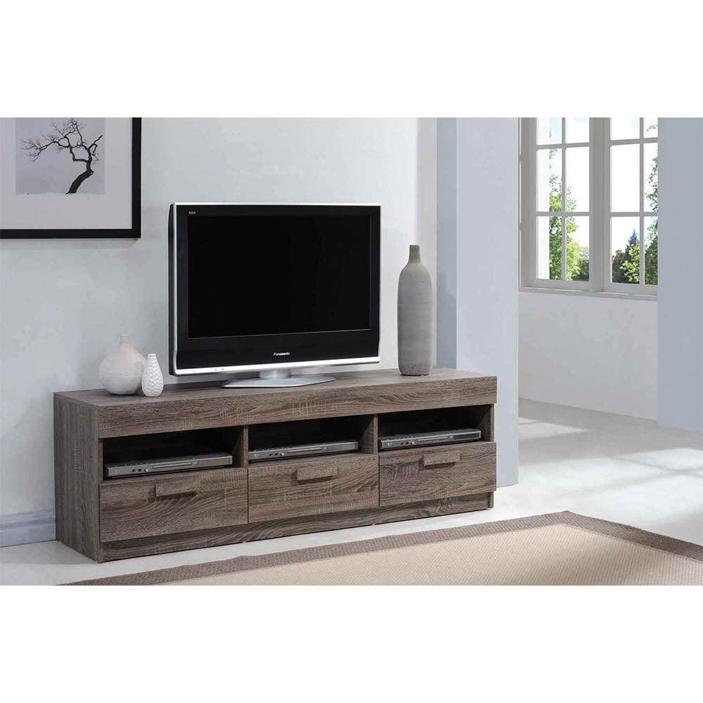 ACME Alvin TV Stand in Rustic Oak 91167 image