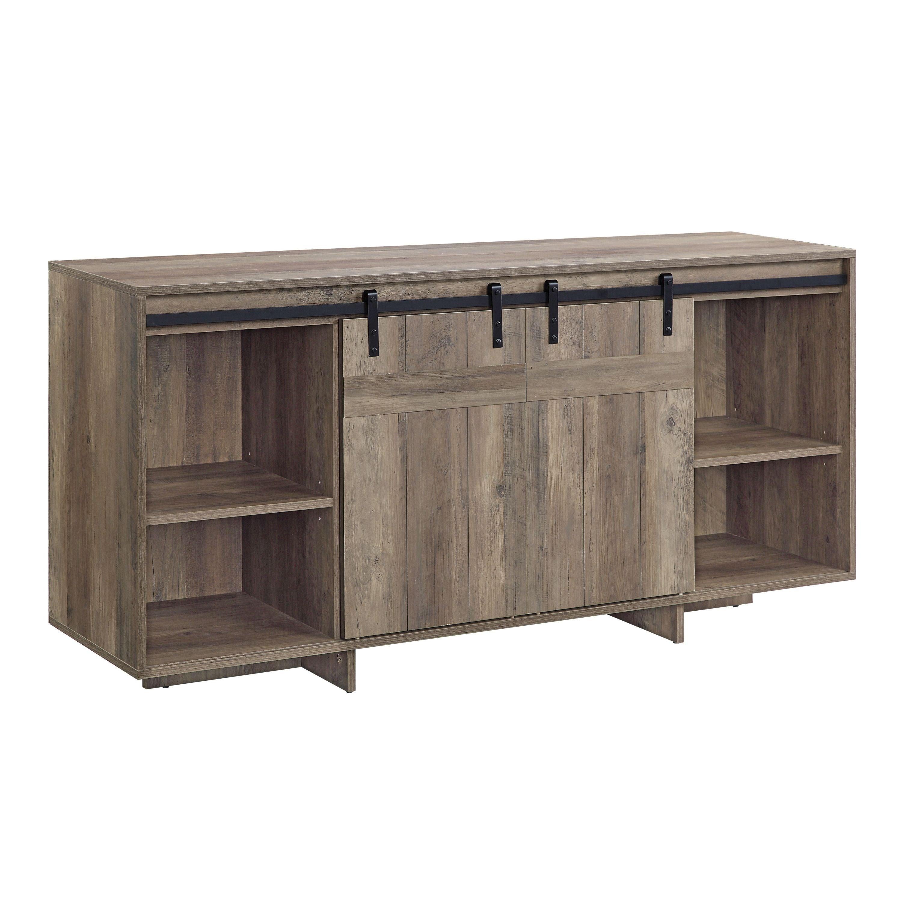 ACME Bellarosa TV STAND (SAME AS 91608) Gray Washed Finish LV01440