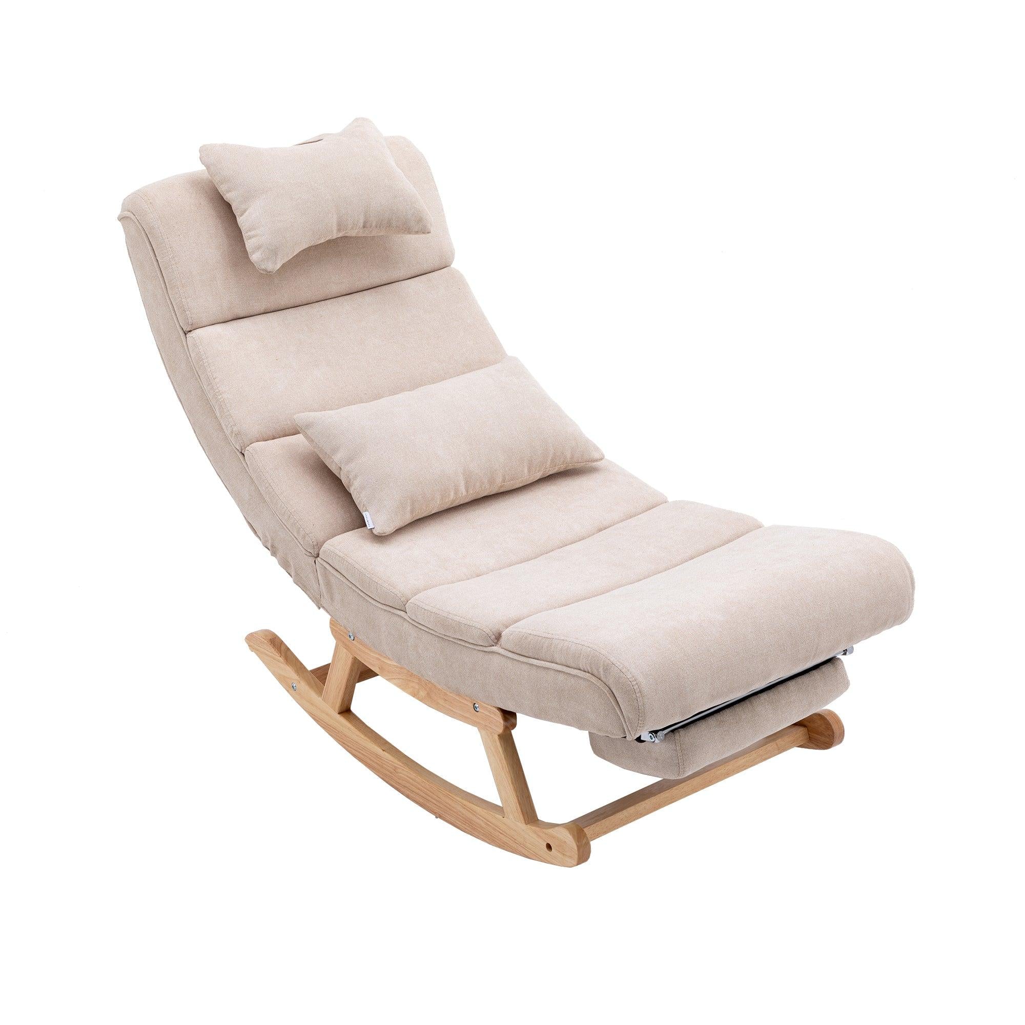 living  room Comfortable  rocking chair  living room chair Beige