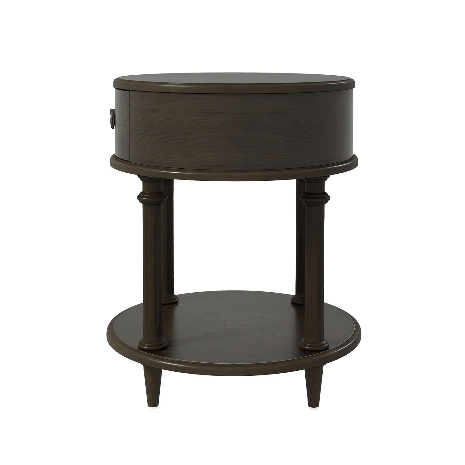 Hymettus 26'' Tall End Table withStorage