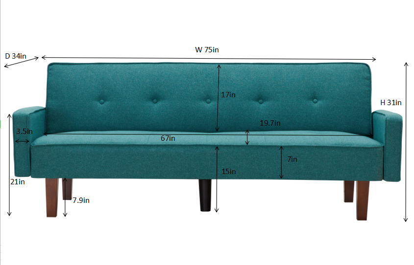 Green Sofa Bed