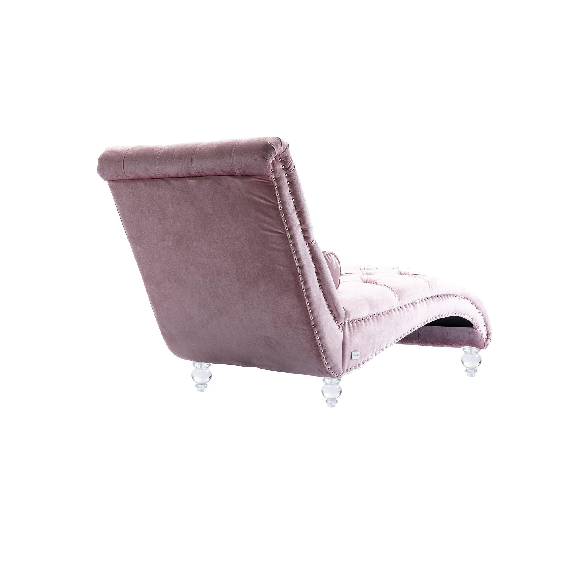 Leisure concubine sofa  with  acrylic  feet