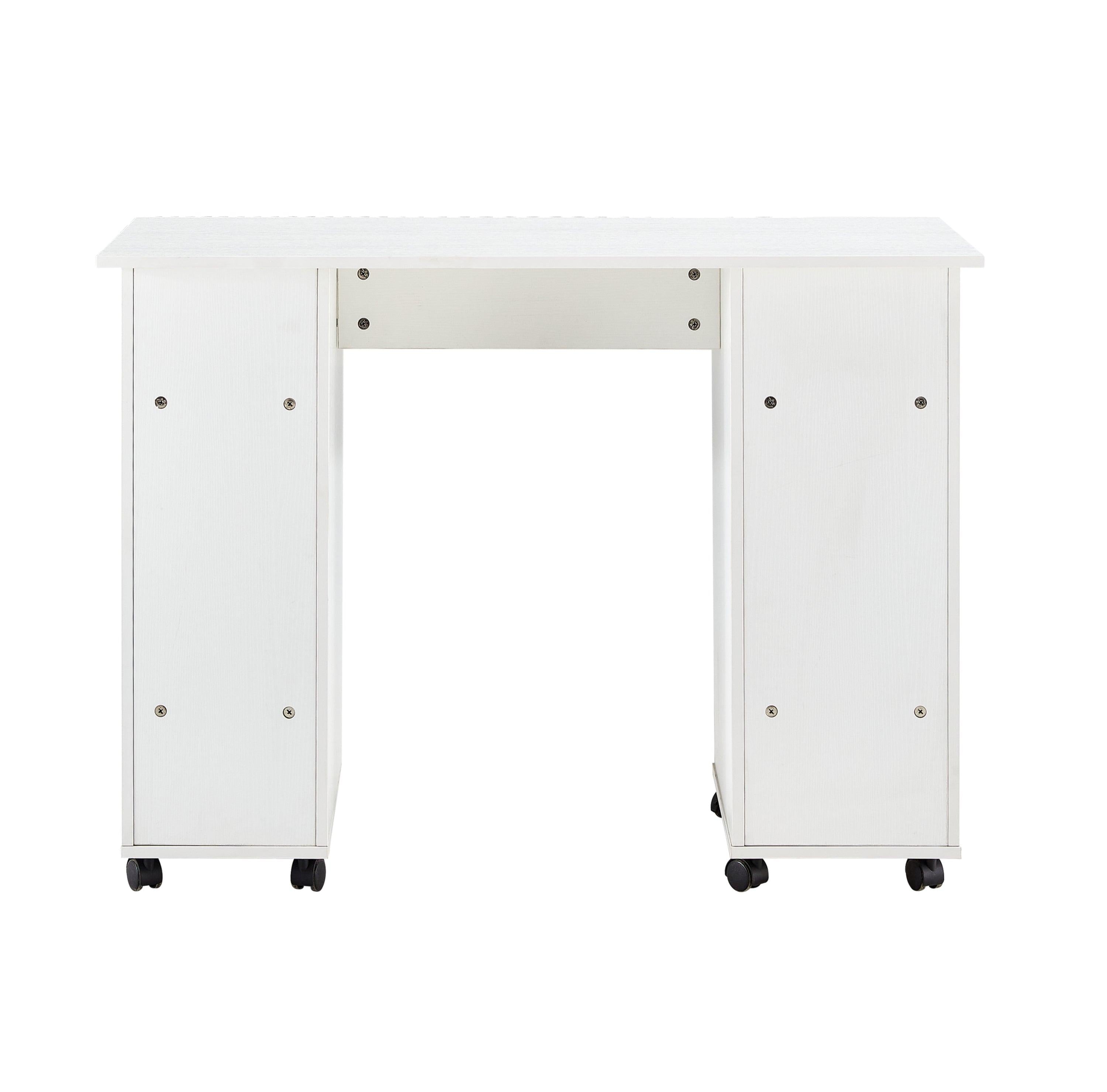 Home Office Computer Desk Table with Drawers White 41.73‘’L 17.72''W 31.5''H