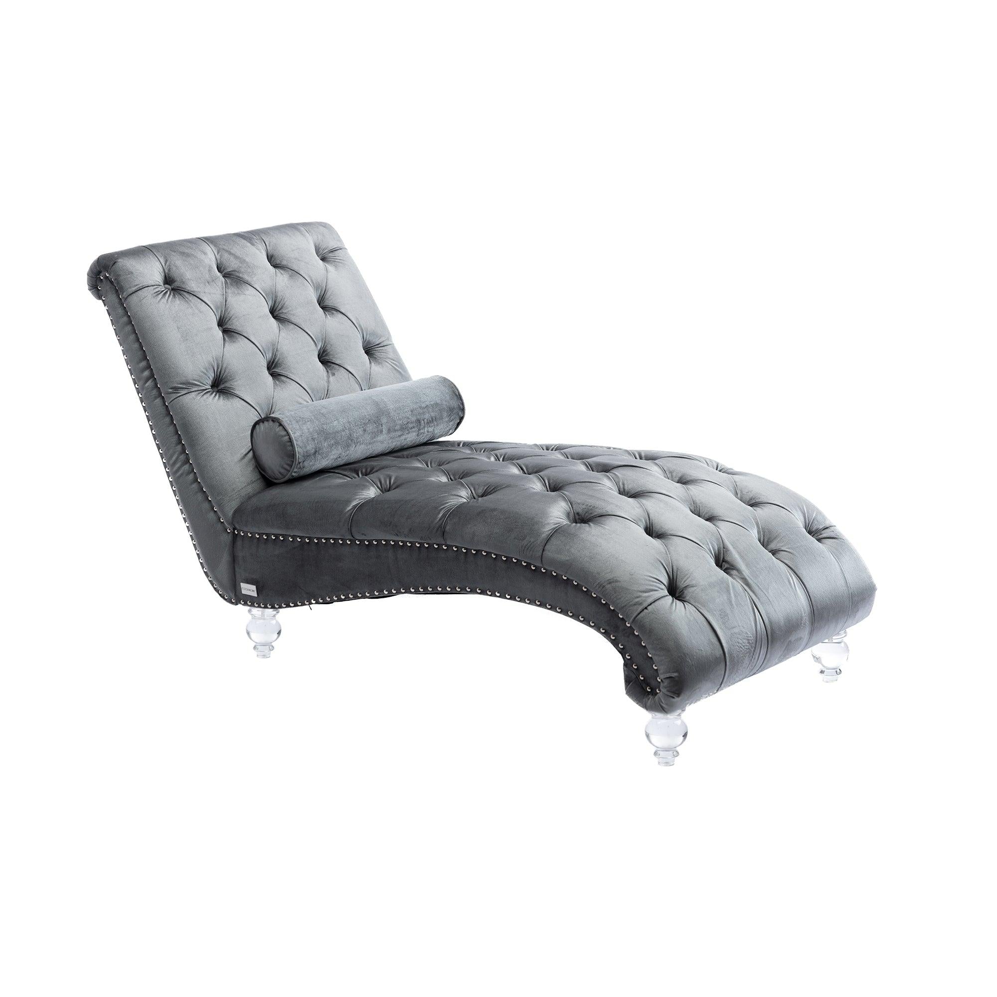 Leisure concubine sofa  with  acrylic  feet