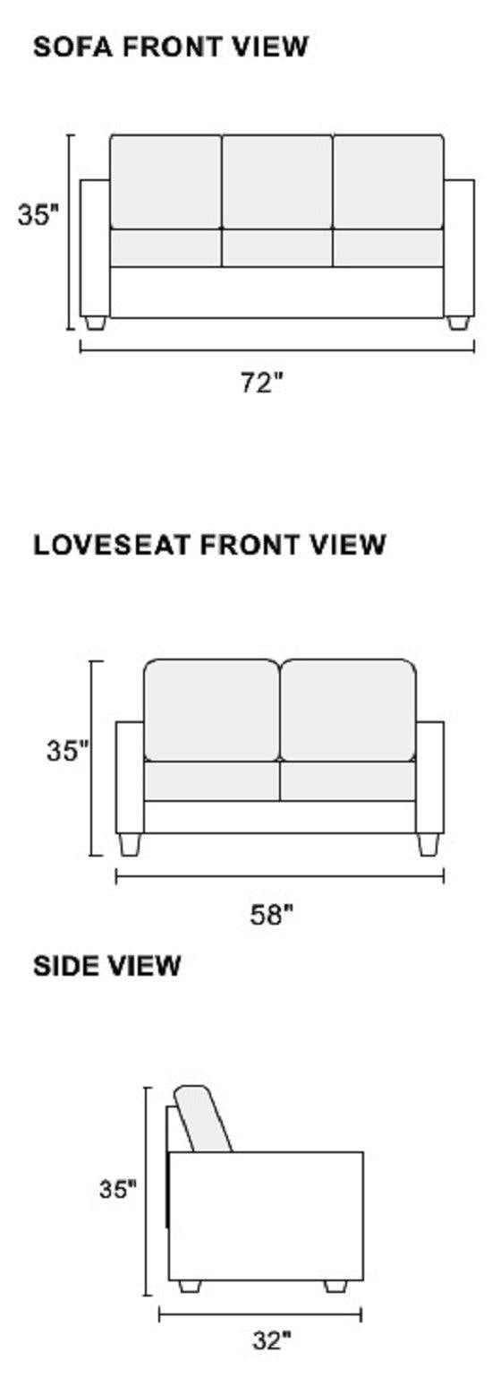 Living Room Navy Glossy Polyfber Sofa And Loveseat Furniture Plywood Metal Legs Couch Pillows 2pc Sofa set