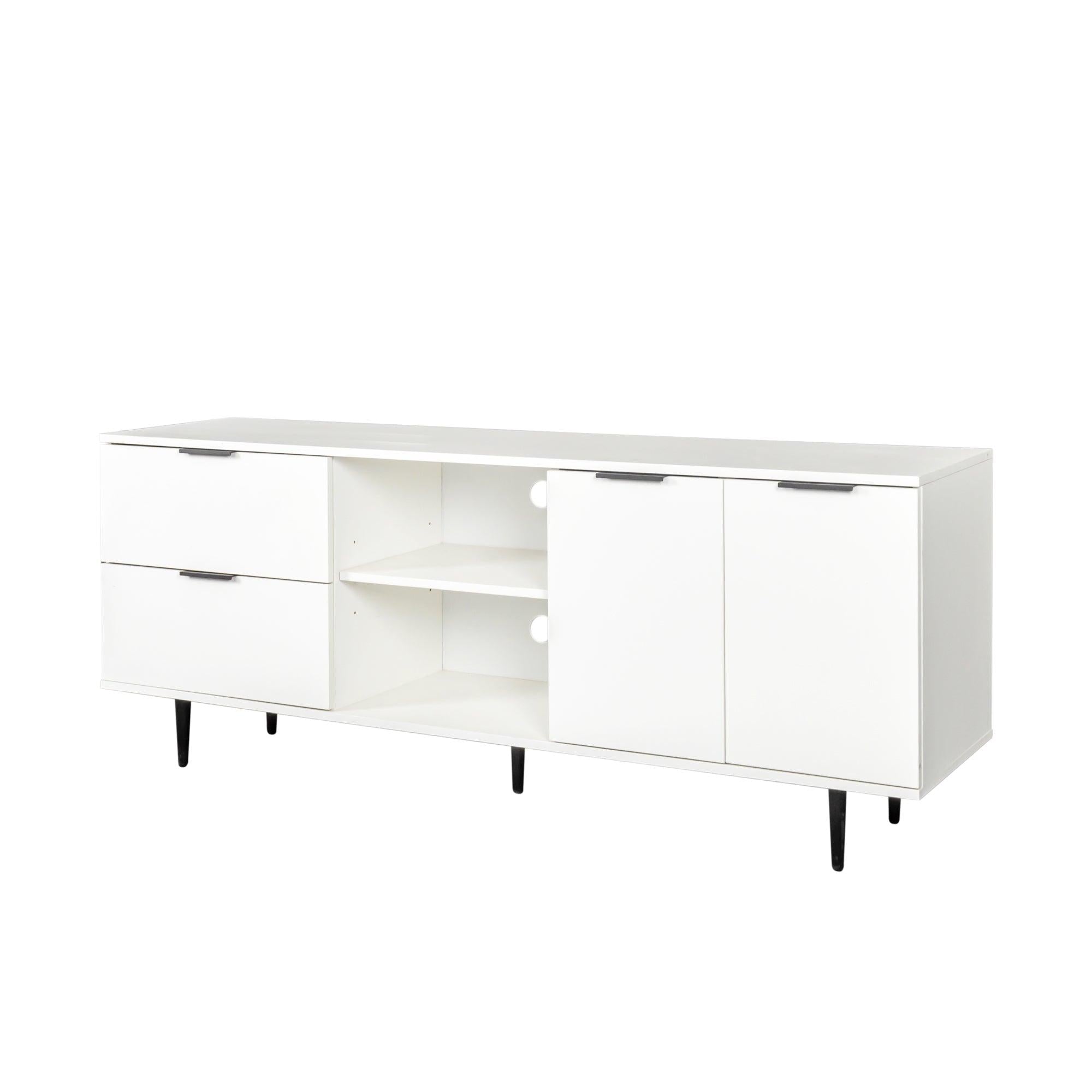 TV Stand Use in Living Room Furniture , high quality particle board,White