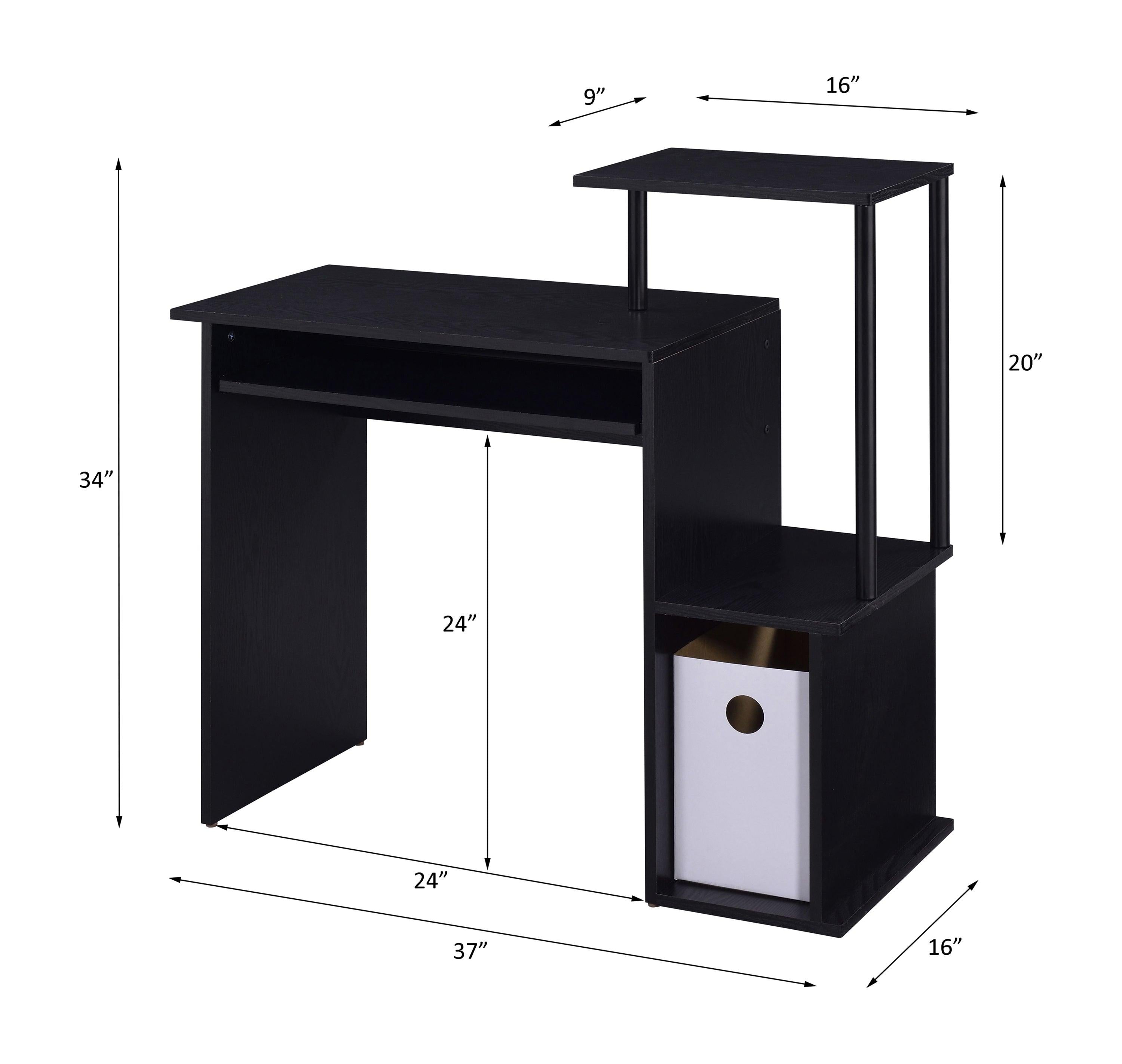 ACME Lyphre Computer Desk, Black Finish 92764