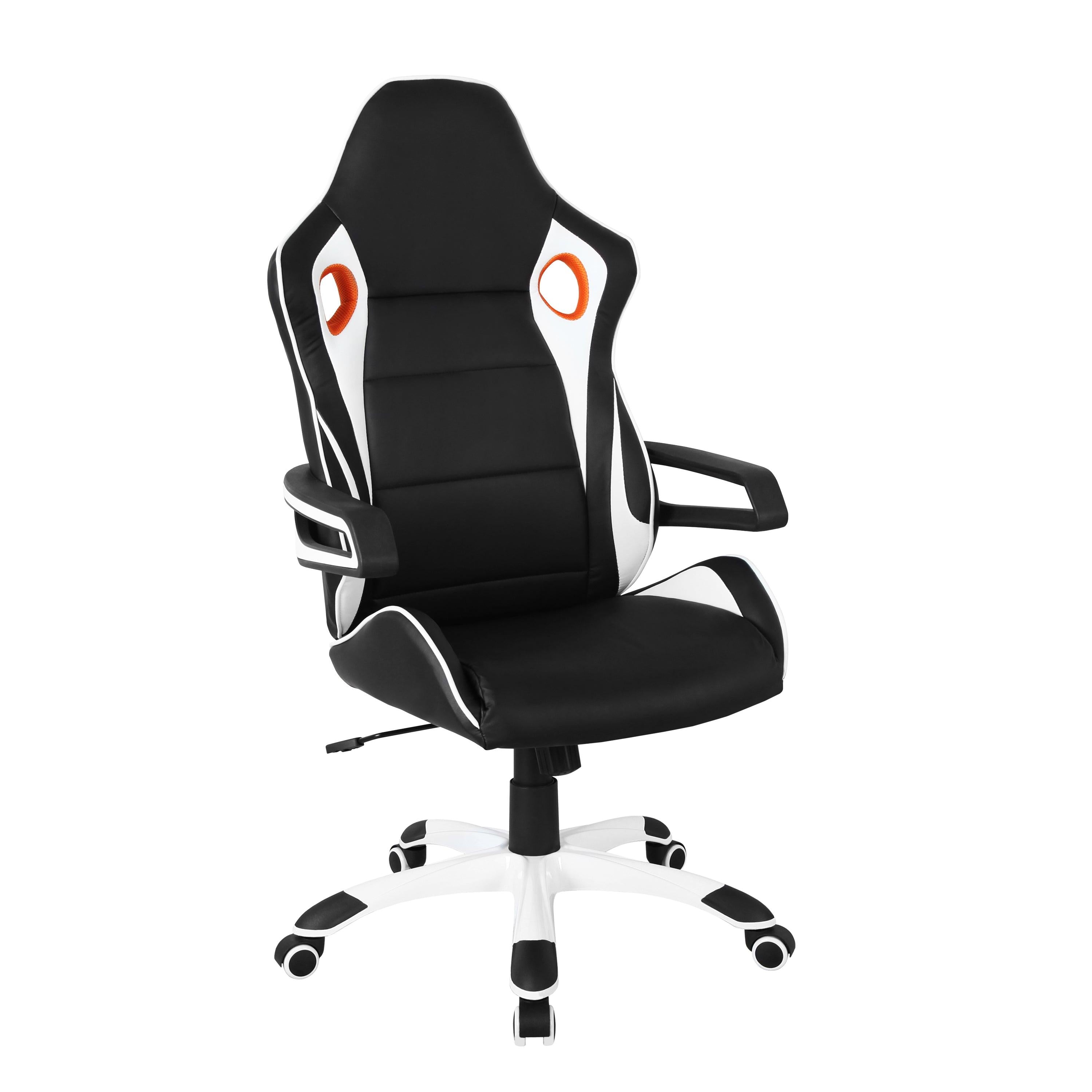 Techni Mobili Racing Style Home & Office Chair, Black