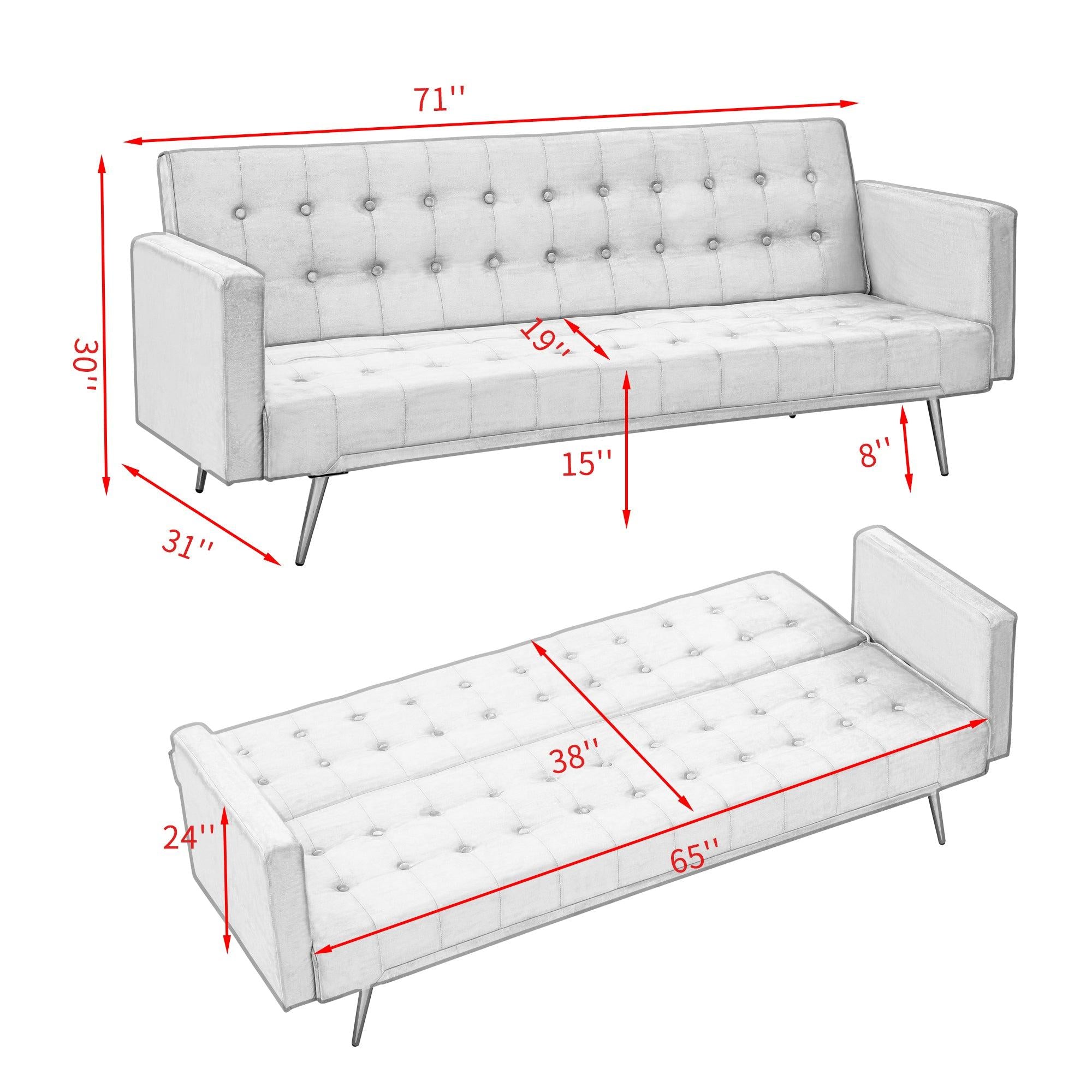 Variable bed sofa multifunctional folding sofa