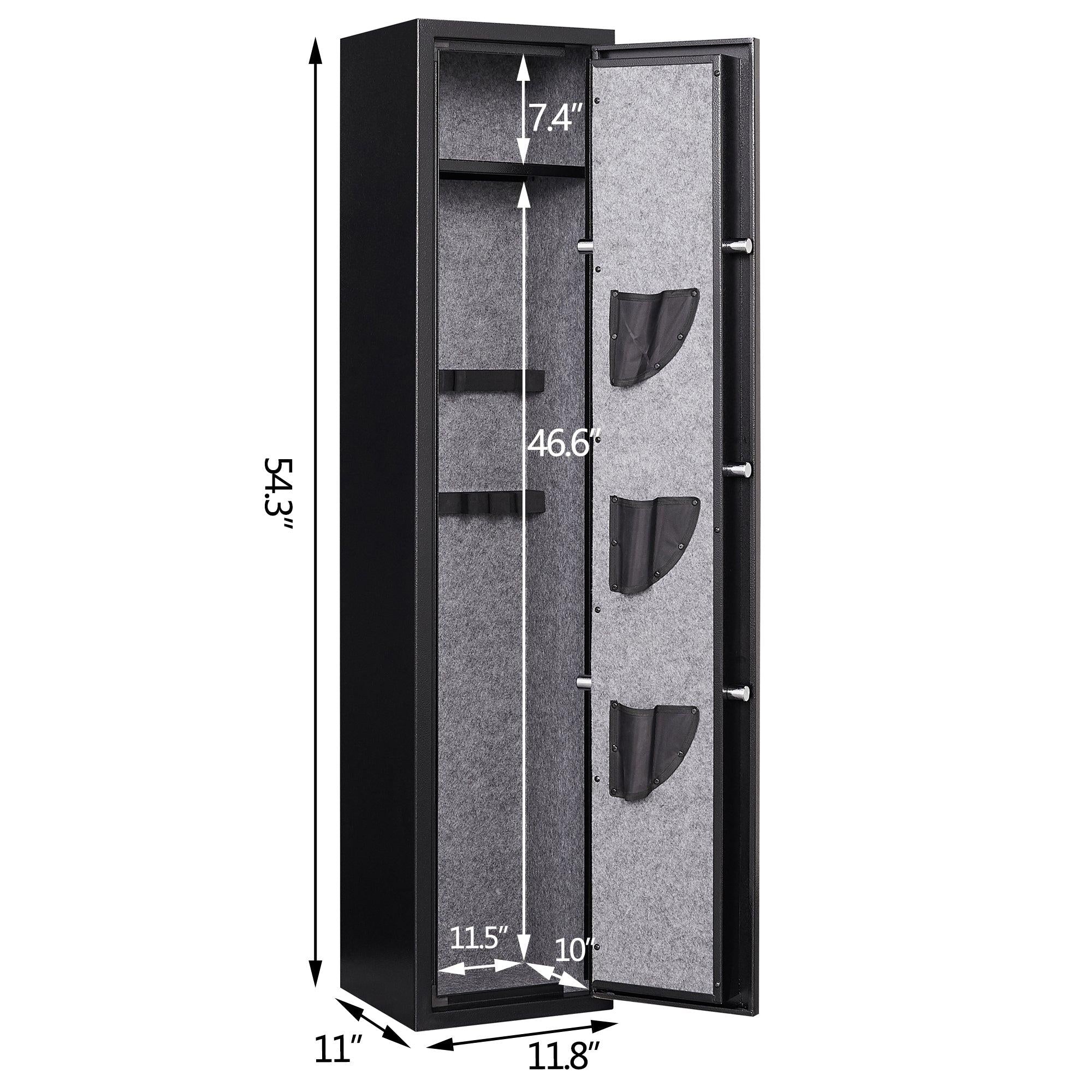 Digital Keypad Gun Safe Quick Access ElectronicStorage Steel Security Cabinet