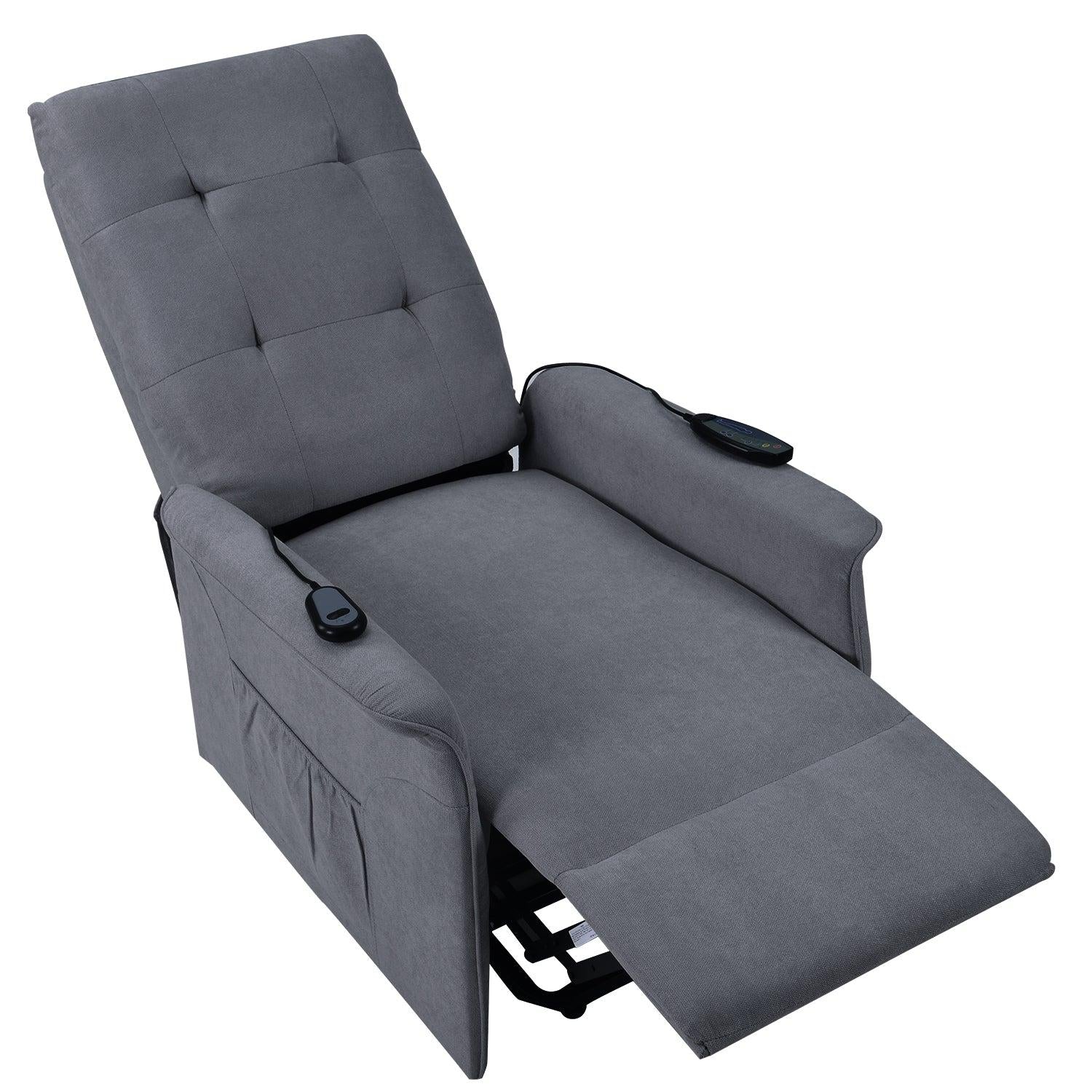 Power Lift Chair for Elderly with Adjustable Massage Function Recliner Chair for Living Room