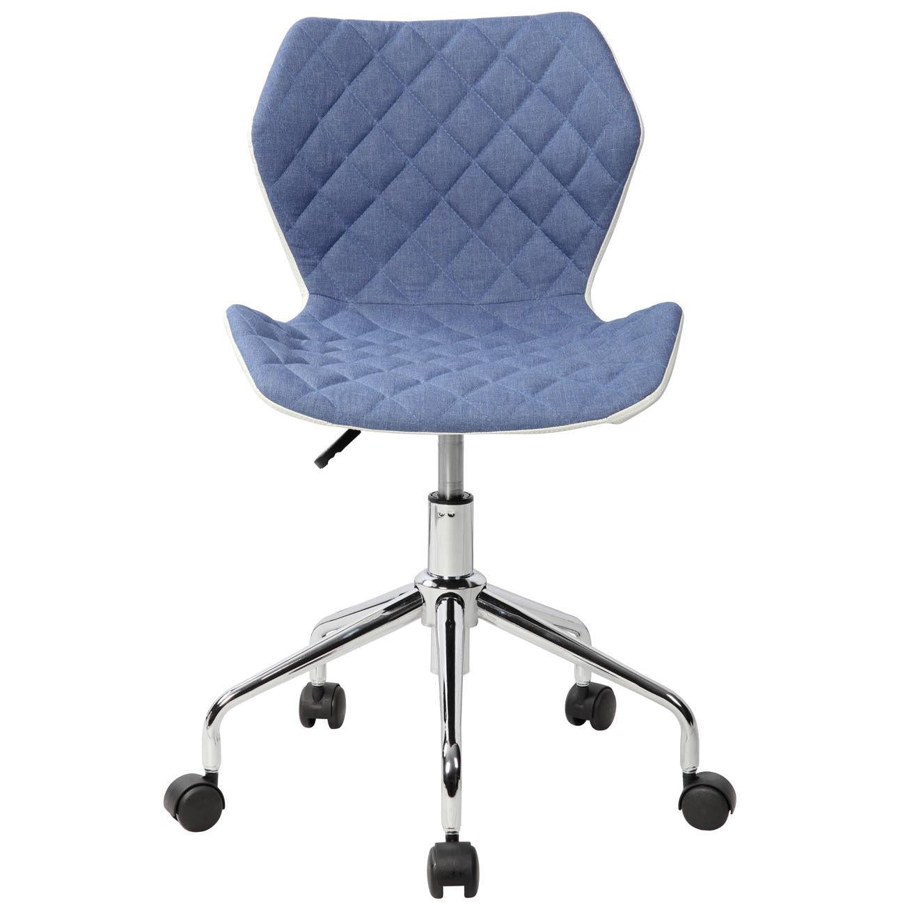 Techni MobiliModern Height Adjustable Office Task Chair, Blue