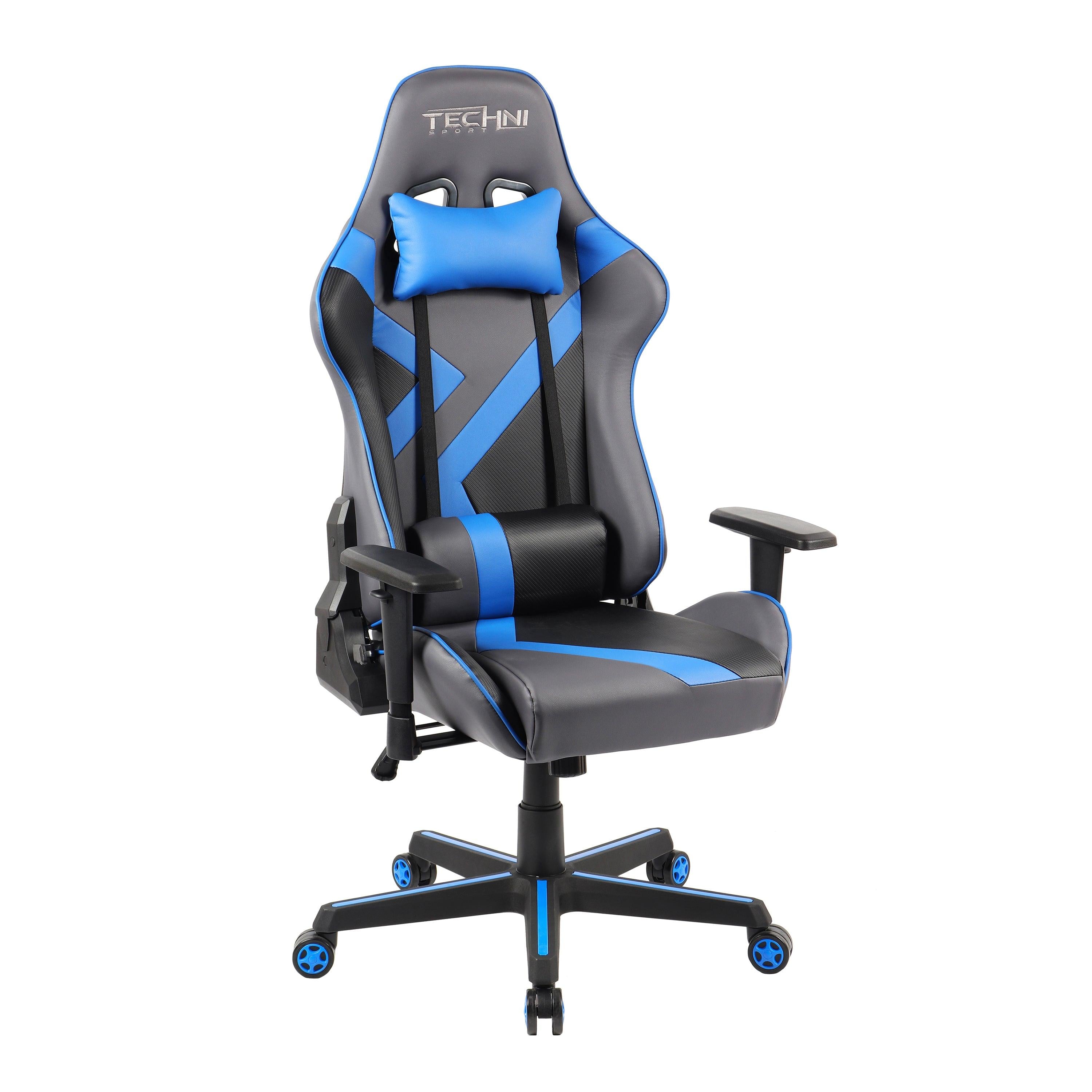 Techni Sport TS-70 Office-PC Gaming Chair, Blue