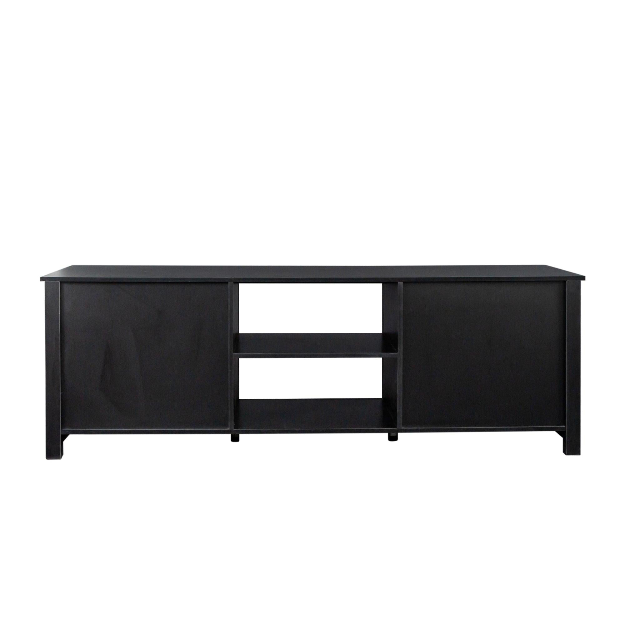 Living room TV stand furniture with 6Storage compartments and 1 shelf cabinet, high-quality particle board