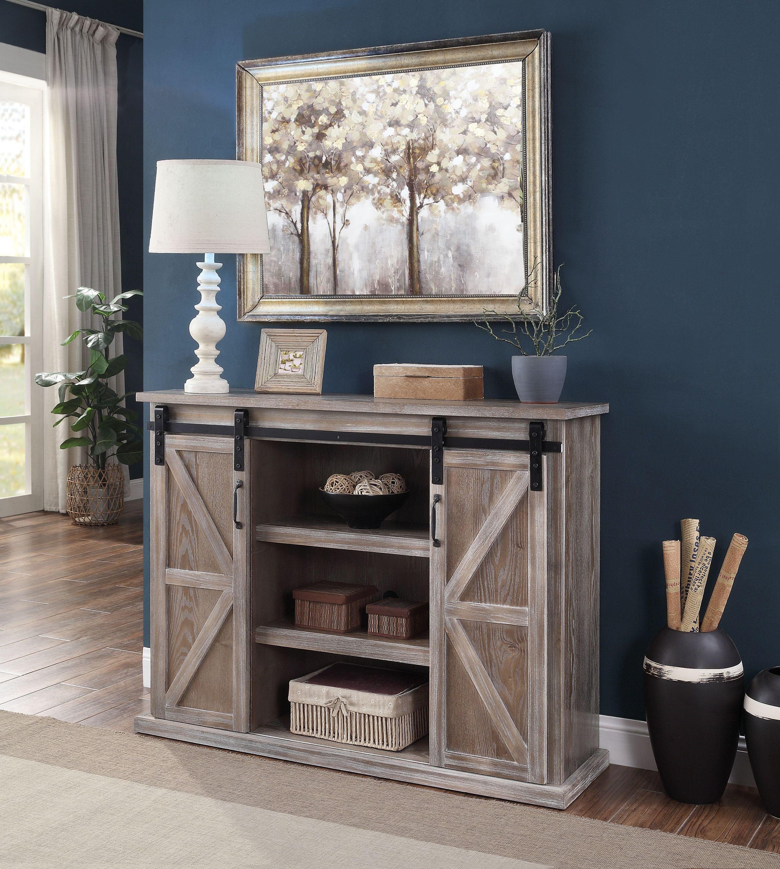 ACME Orabella TV Stand, Rustic Natural 91614 image