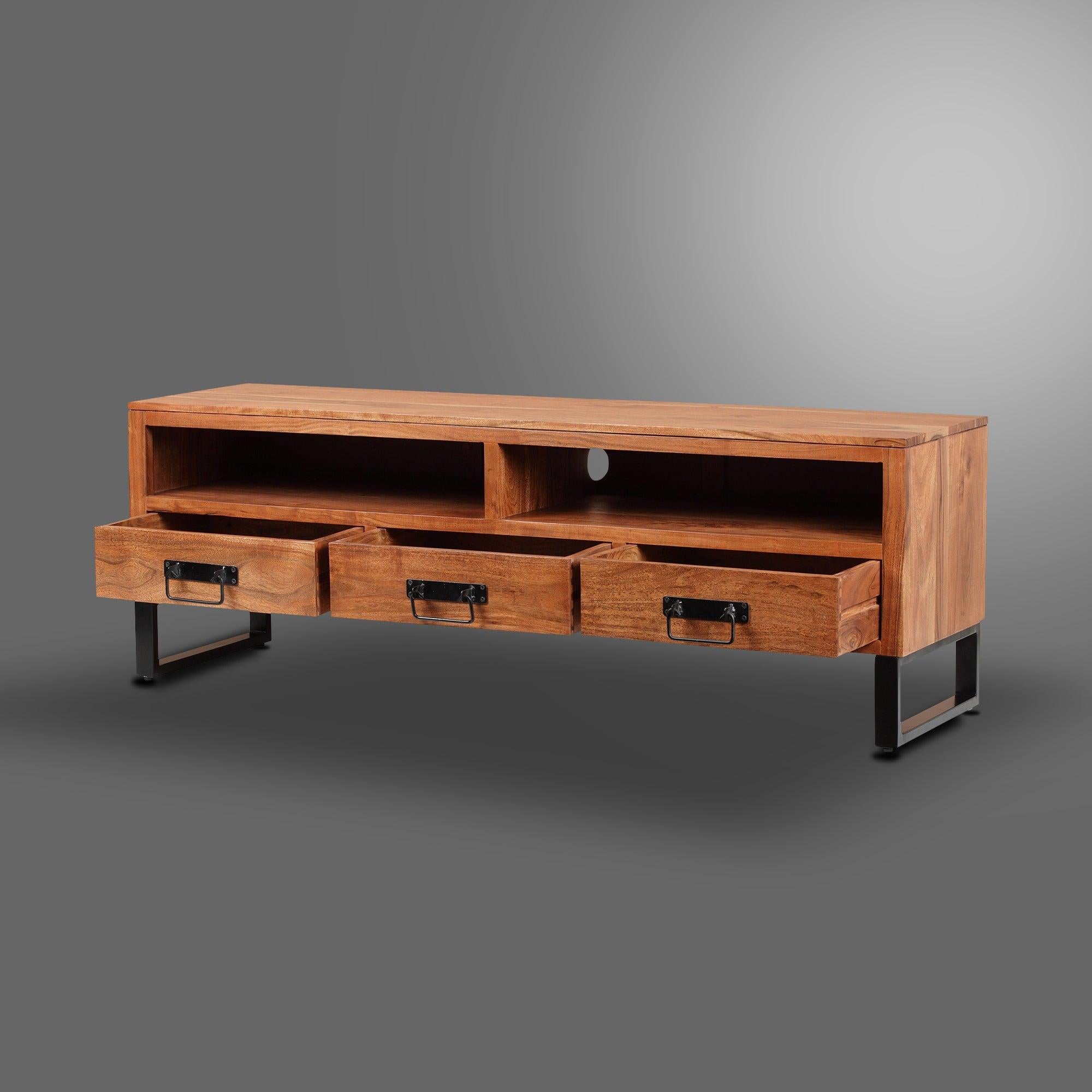 Solid Wood TV Stand for TVs up to 65"