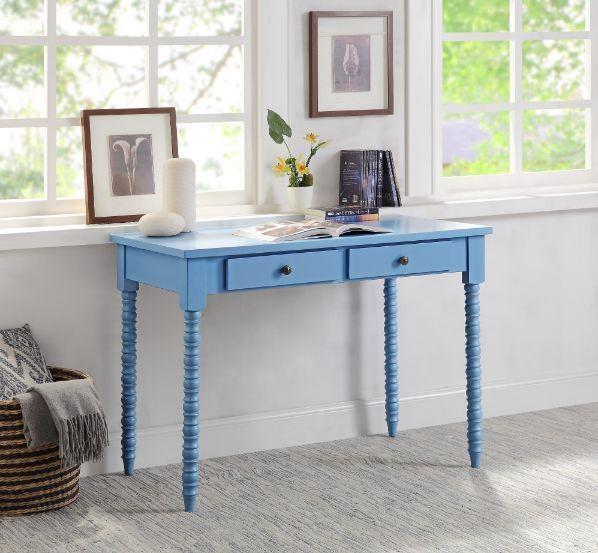 ACME Altmar Writing Desk, Blue Finish 93009 image