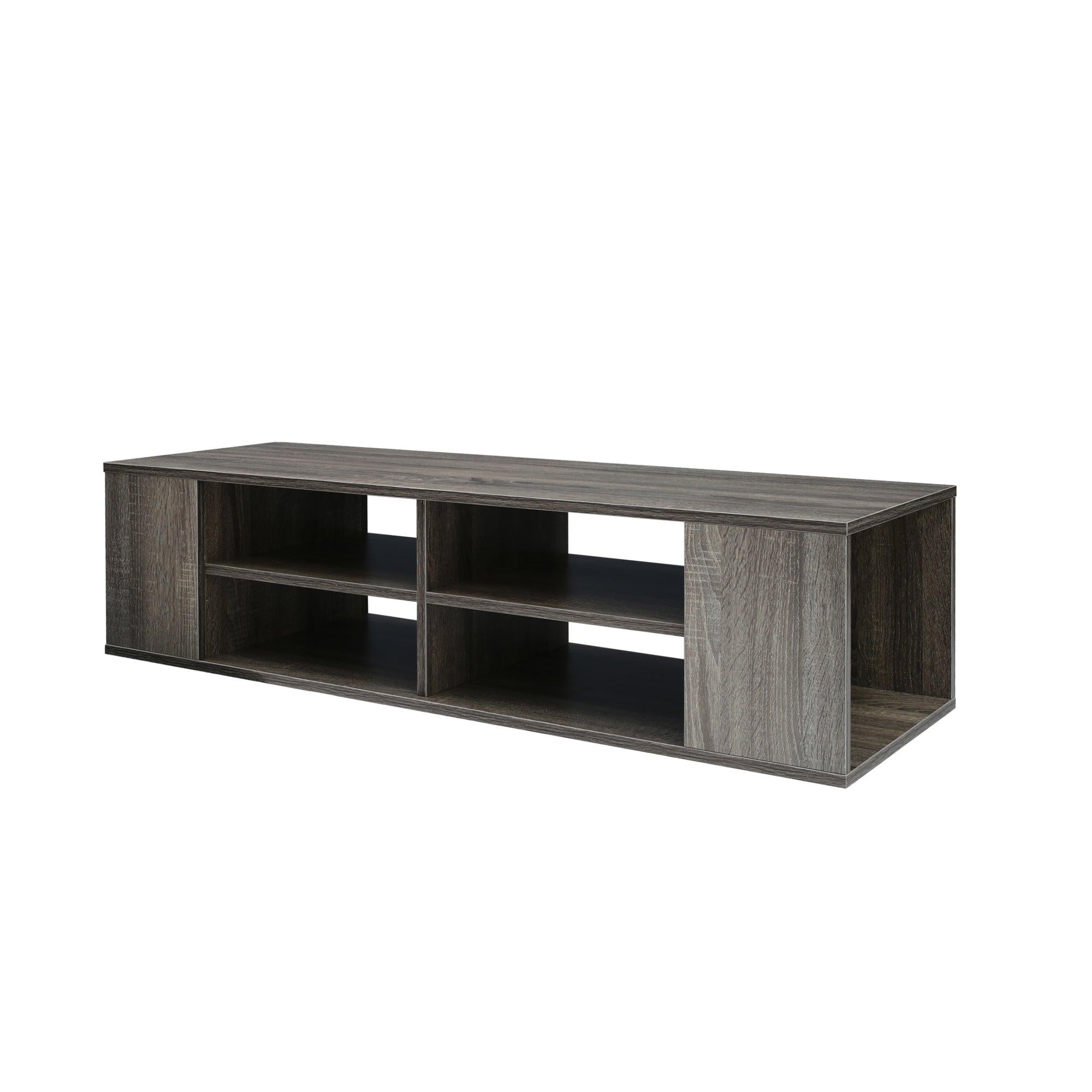 Wall Mounted Media Console,Floating TV Stand Component Shelf with Height Adjustable