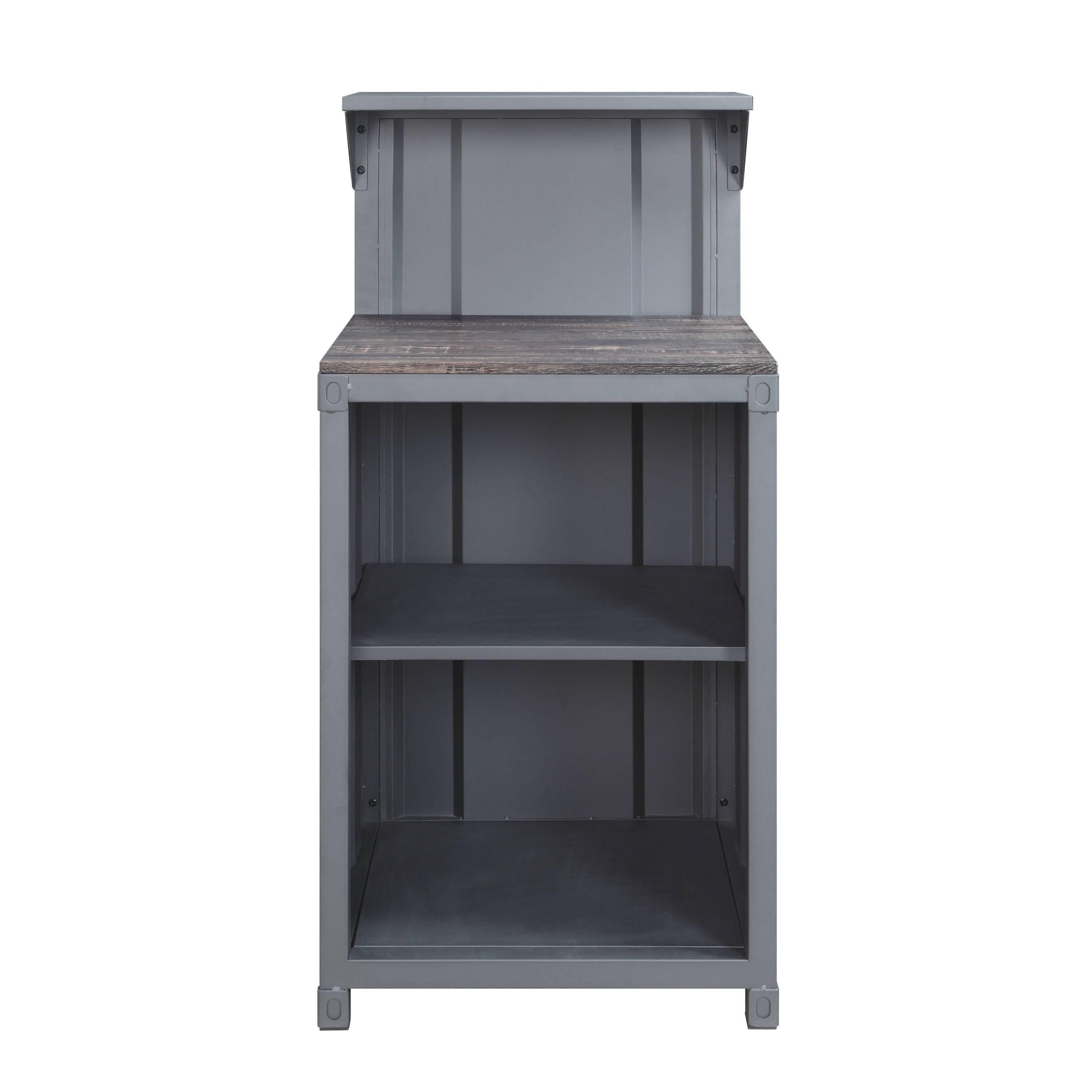 ACME CarReception Desk in Gunmetal Finish AC00378