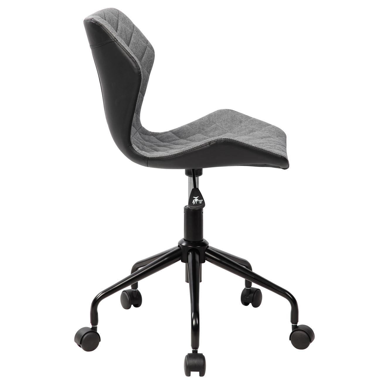 Techni Mobili DeluxeModern Office Armless Task Chair, Grey