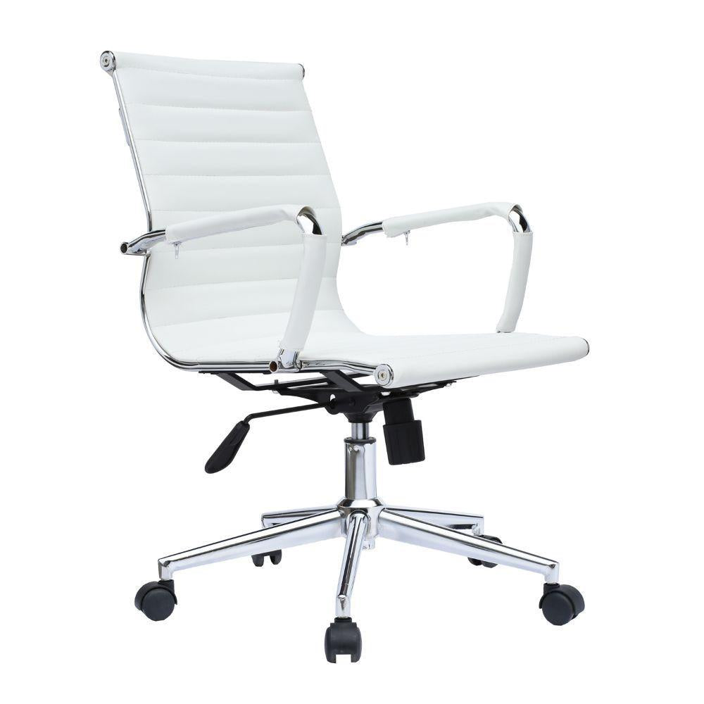 Monvale Swivel Adjustable Height Office Chair White